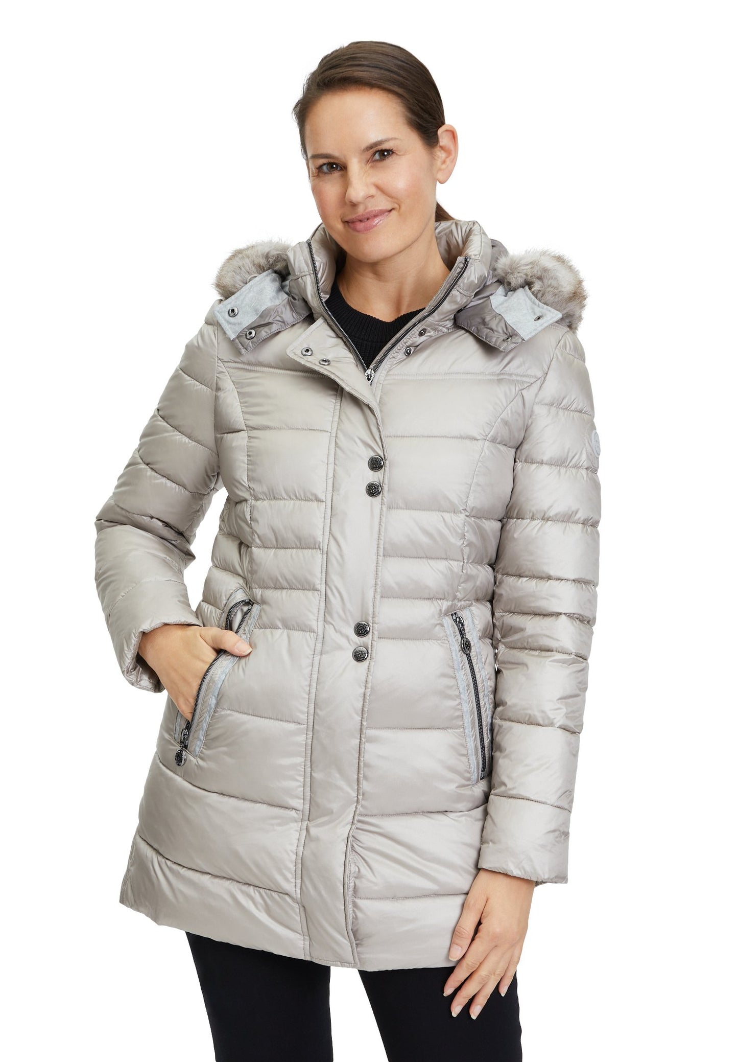 Steppjacke (Dark Beige)