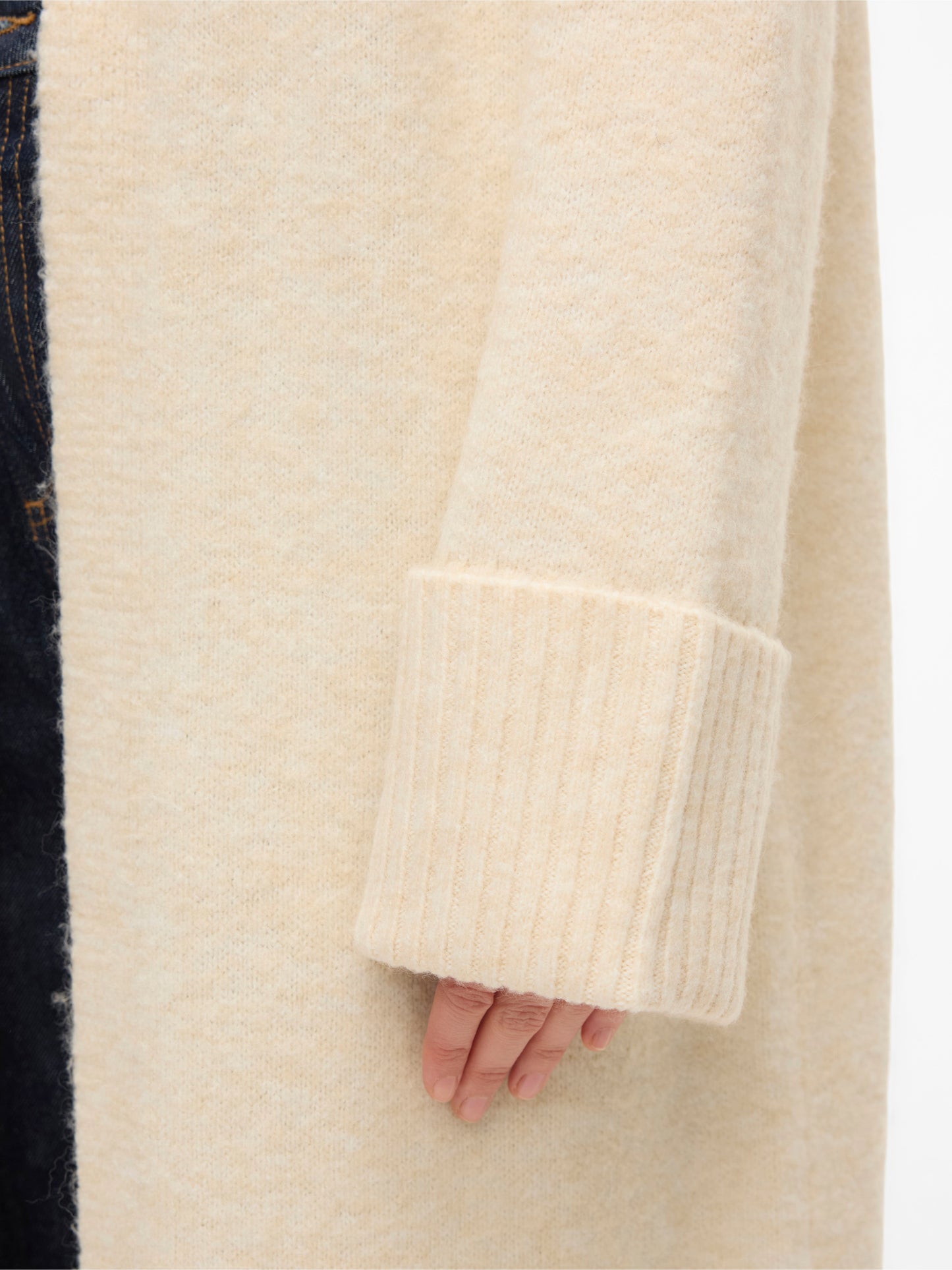 Vmphillis Ls Long Open Cardigan Ga Boo (Birch/mela)