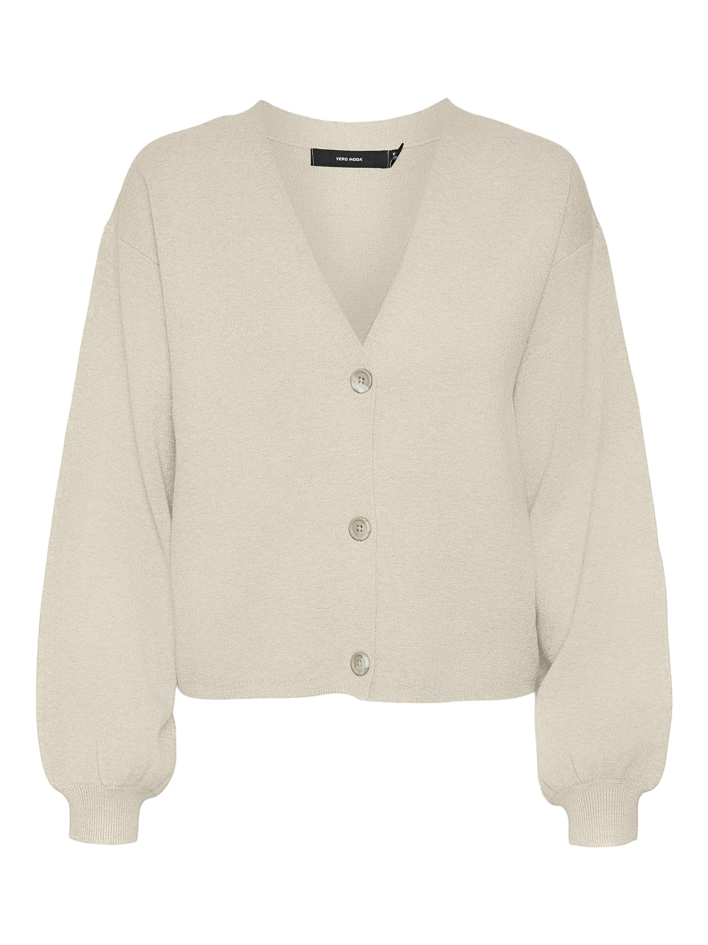 Vmgold Ls V-neck Button Cardigan Ga (Birch)