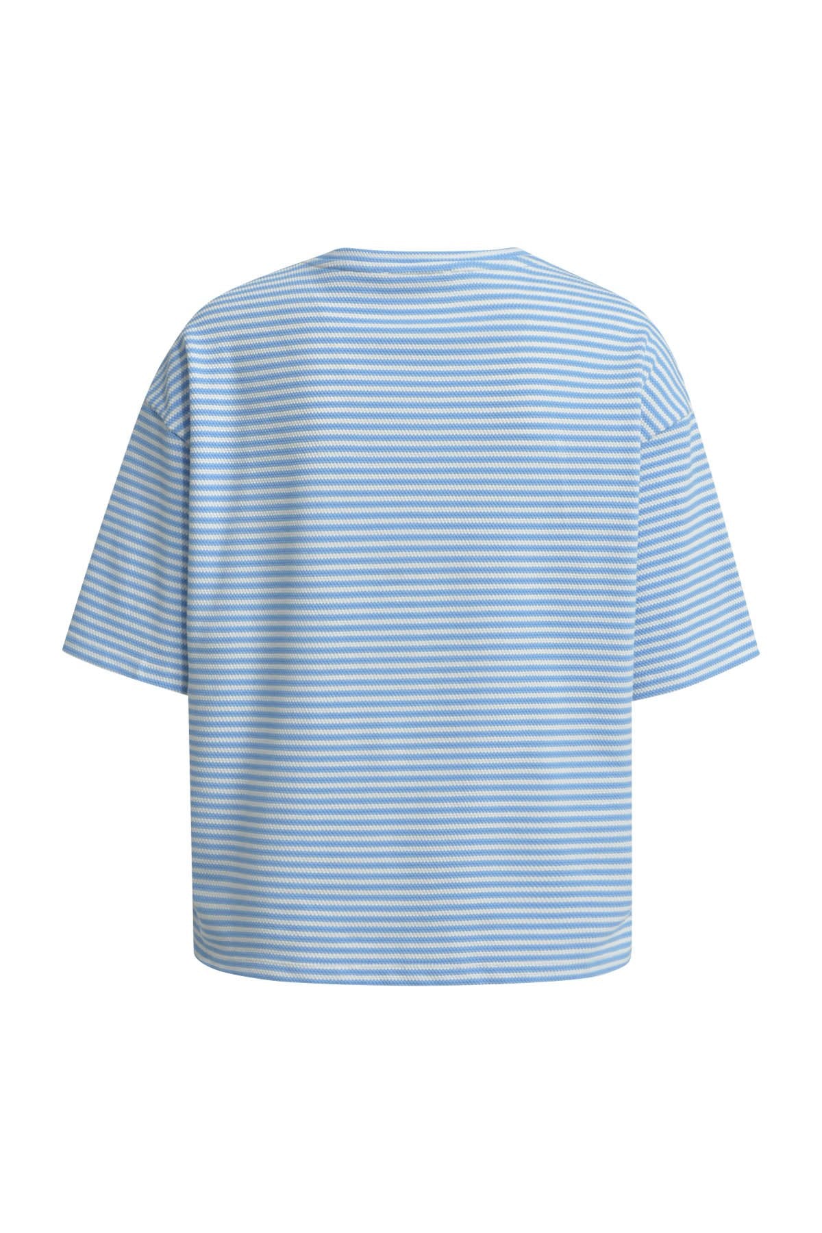 Structure T-Shirt Striped (True Blue)