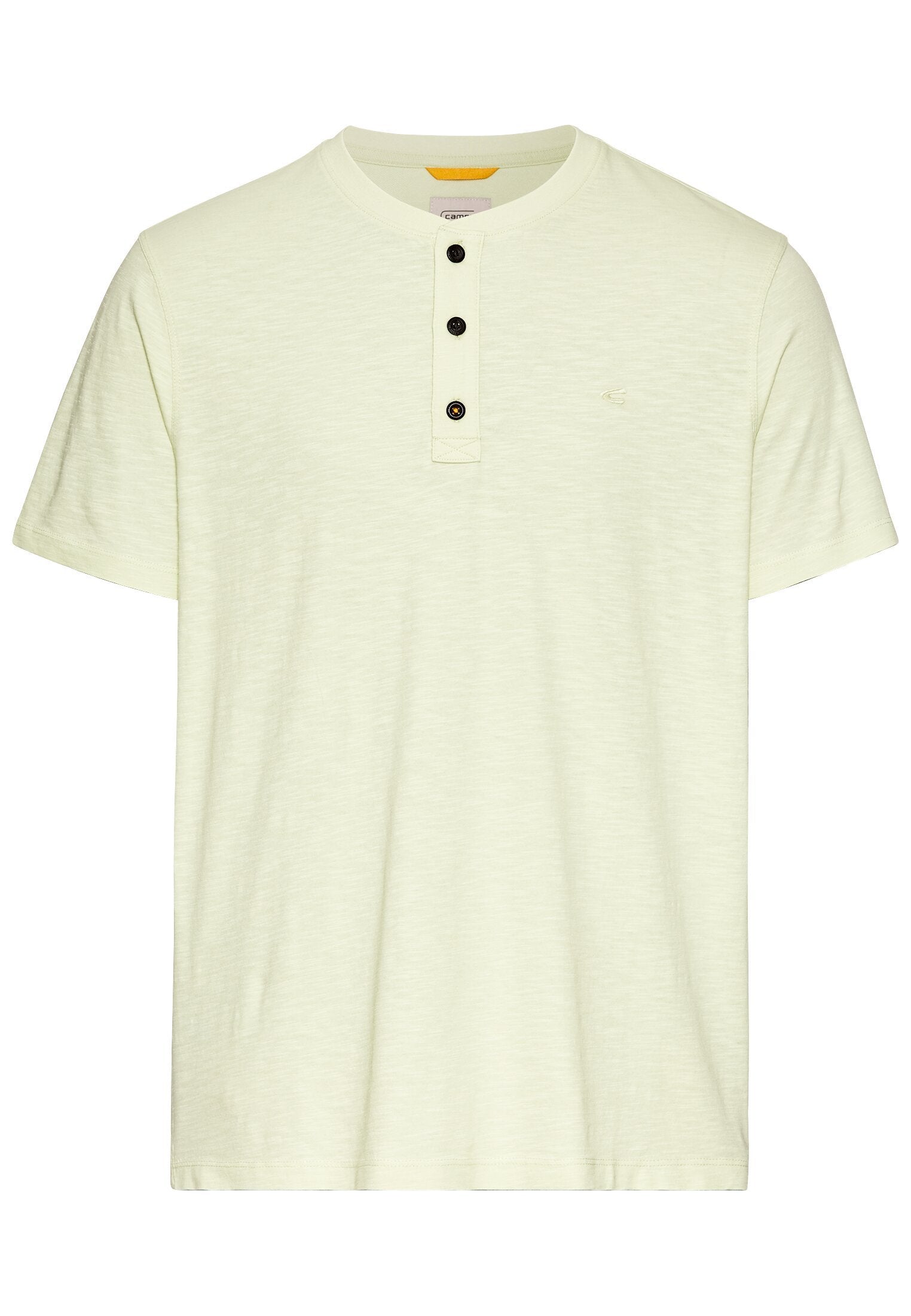 Kurzarm Henley aus Organic Cotton (Pale Mint)