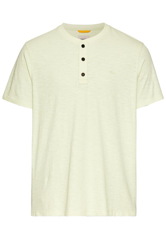 Kurzarm Henley aus Organic Cotton (Pale Mint)