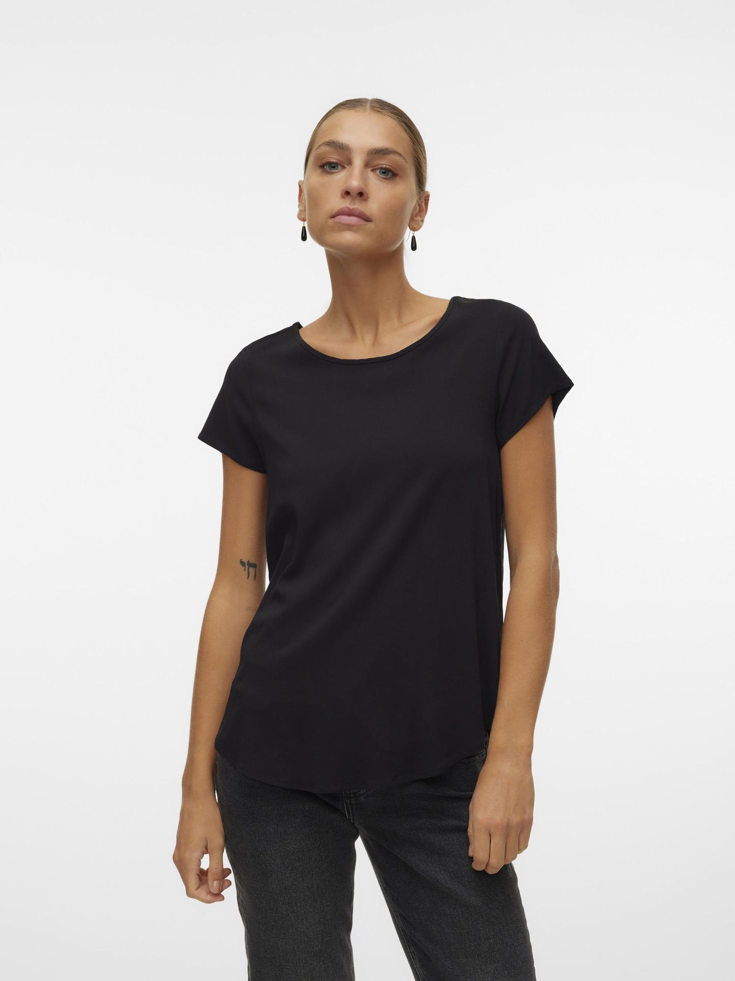 Vmbella Ss Top Wvn Ga Noos (Black)