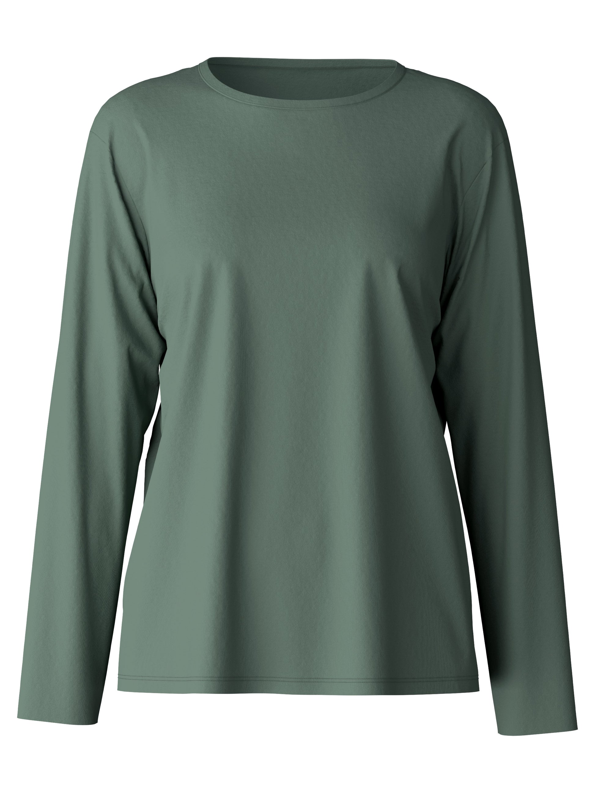 DAMEN Shirt langarm (Laurel Green)