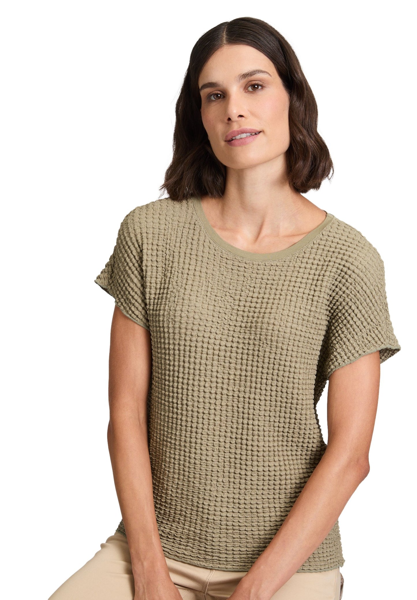 Strukturshirt (Soft Olive)