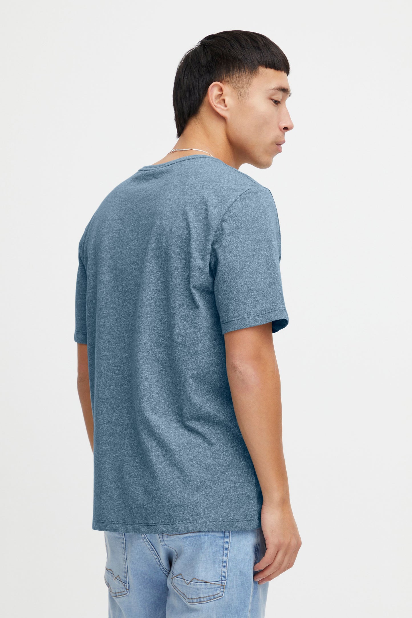 BHWilton melange tee (Bluestone)