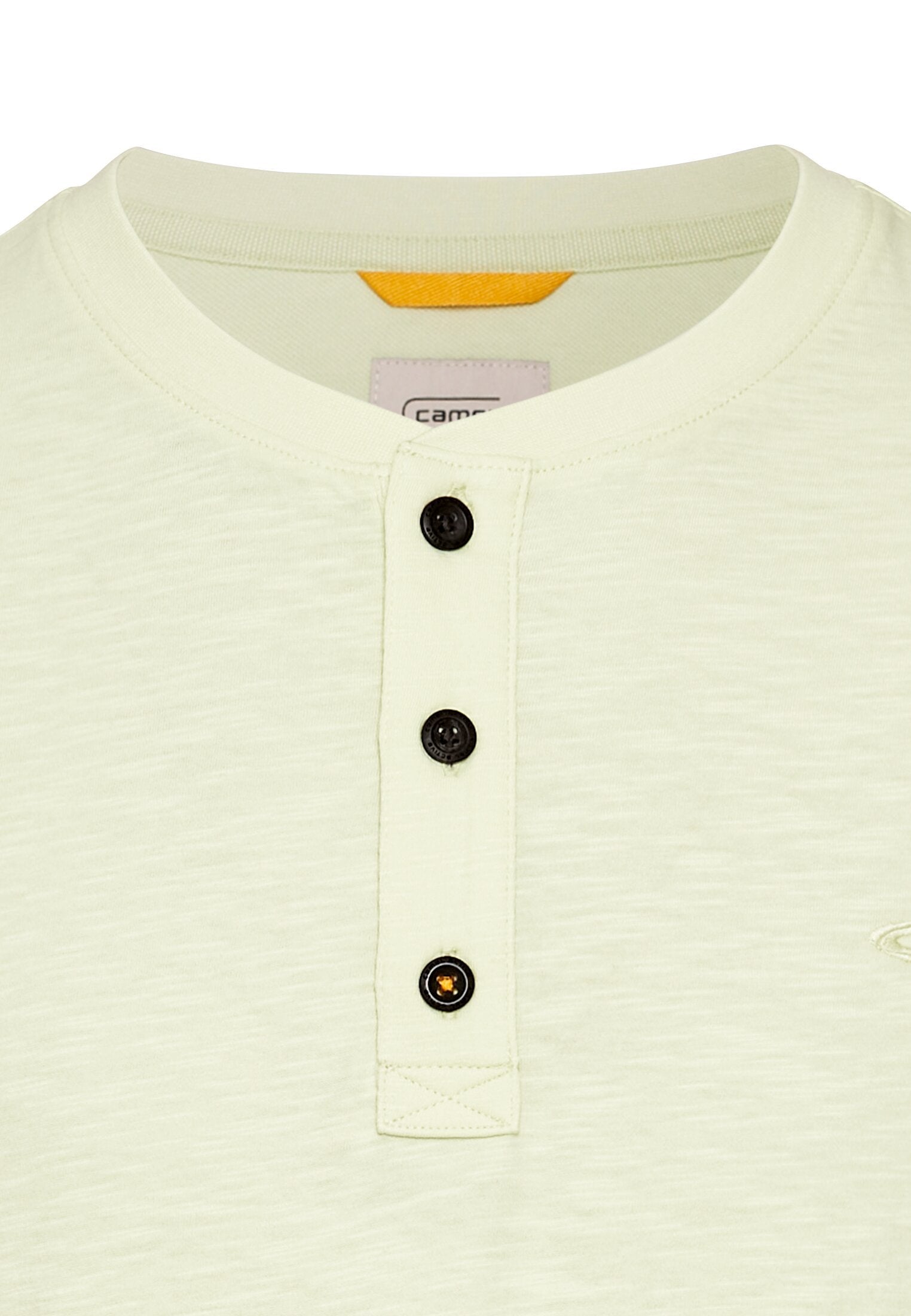 Kurzarm Henley aus Organic Cotton (Pale Mint)