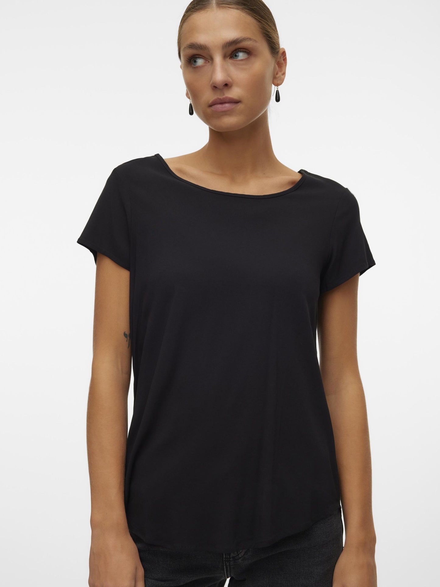 Vmbella Ss Top Wvn Ga Noos (Black)