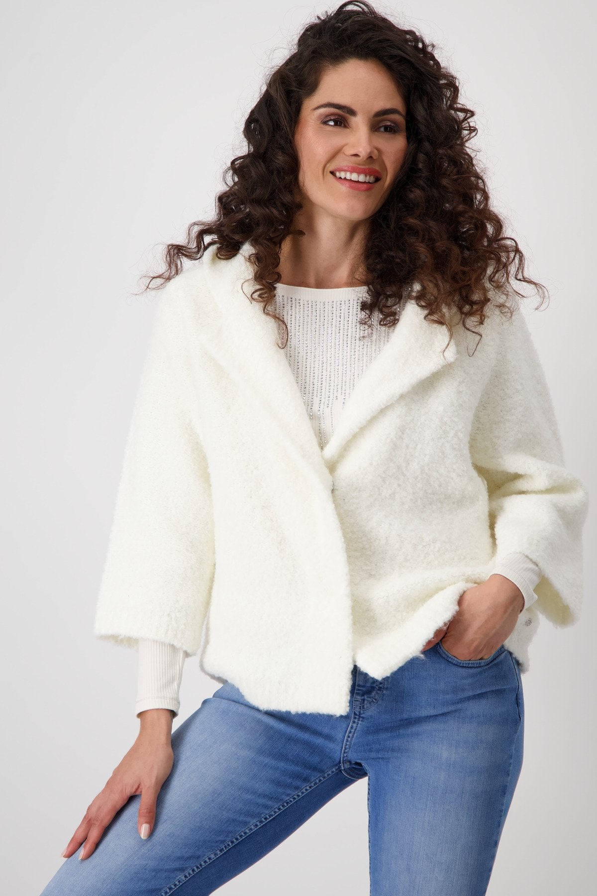 Strickjacke (Marshmallow)