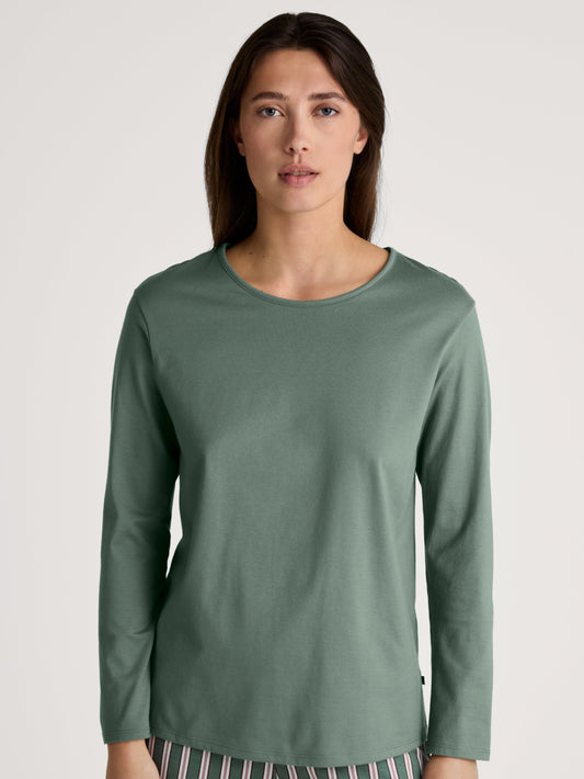 DAMEN Shirt langarm (Laurel Green)