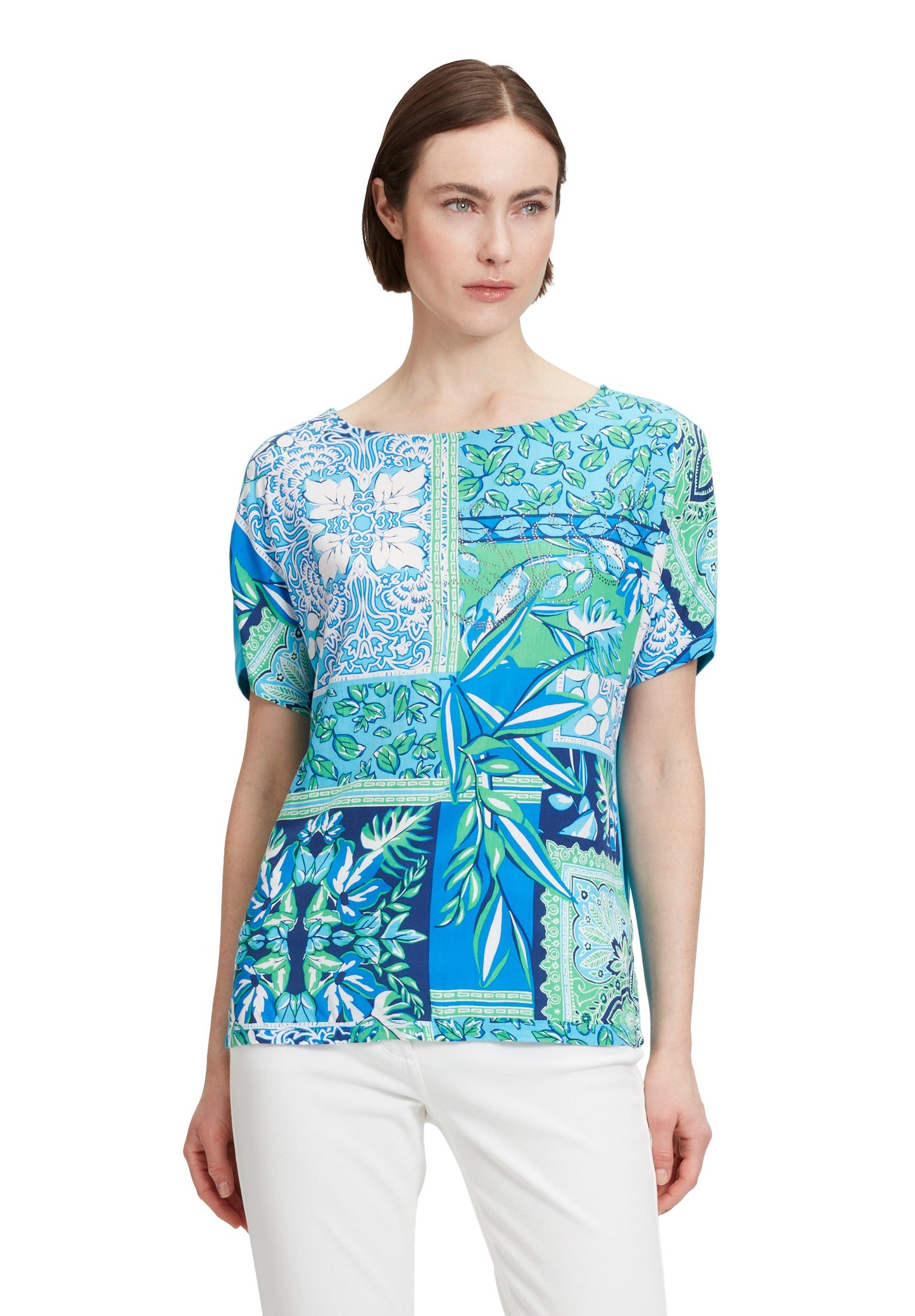 Oversize-Shirt (Blue/green)