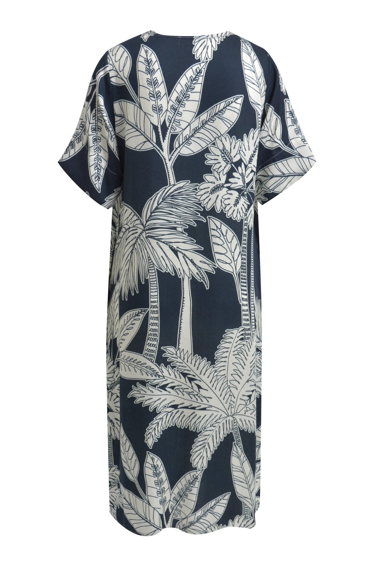 Kimono Dress (Marine Print)