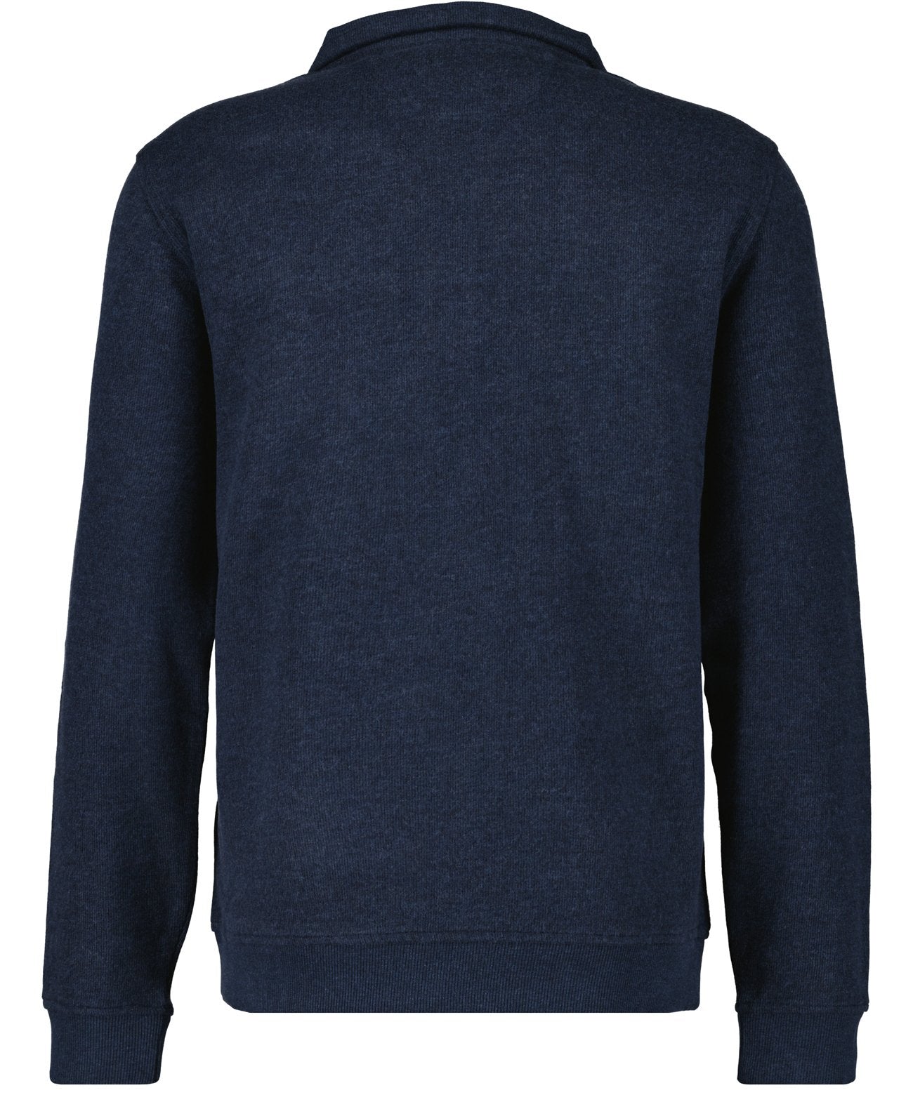 Sweatshirt mit Stehkragen und Zip (Dunkelblau)