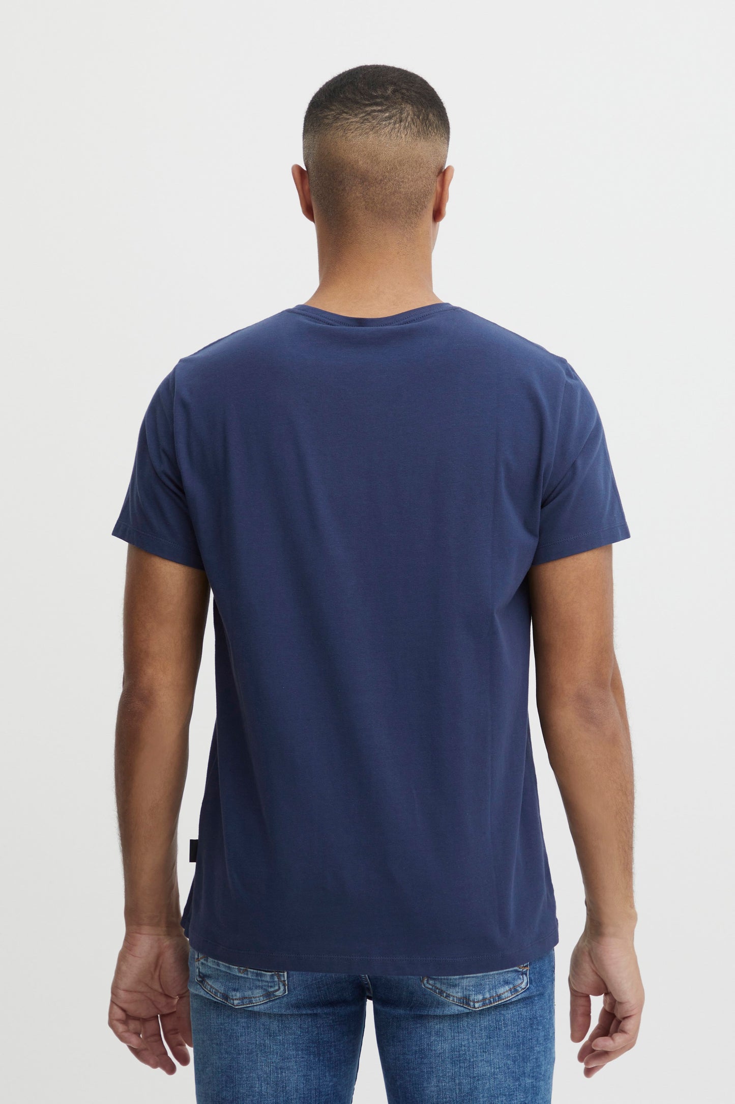 Bhdinton Logo Tee Crew (Dress Blues)