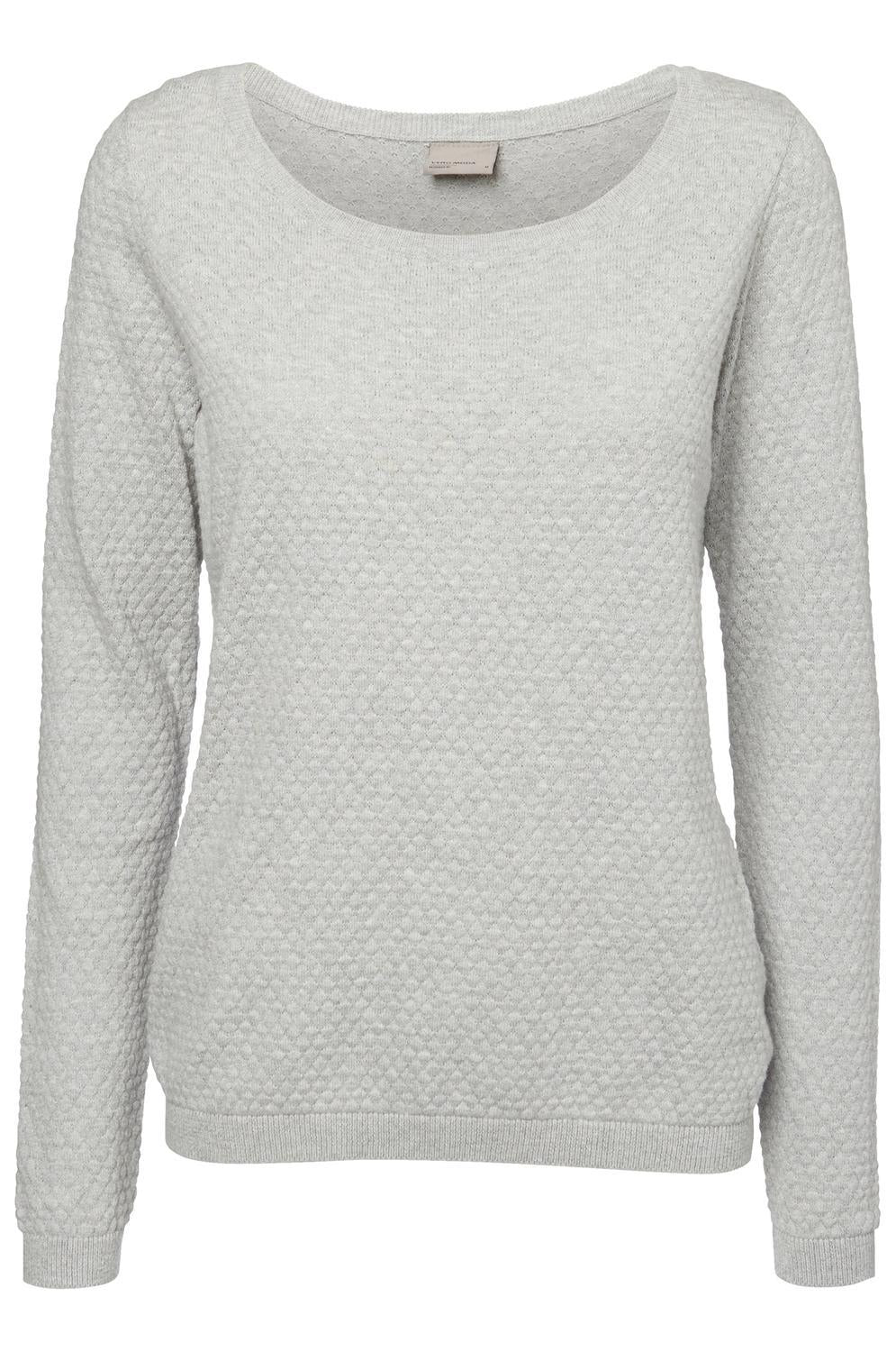 Vmcare Structure Ls O-neck Blou Noos (Light Grey Me)