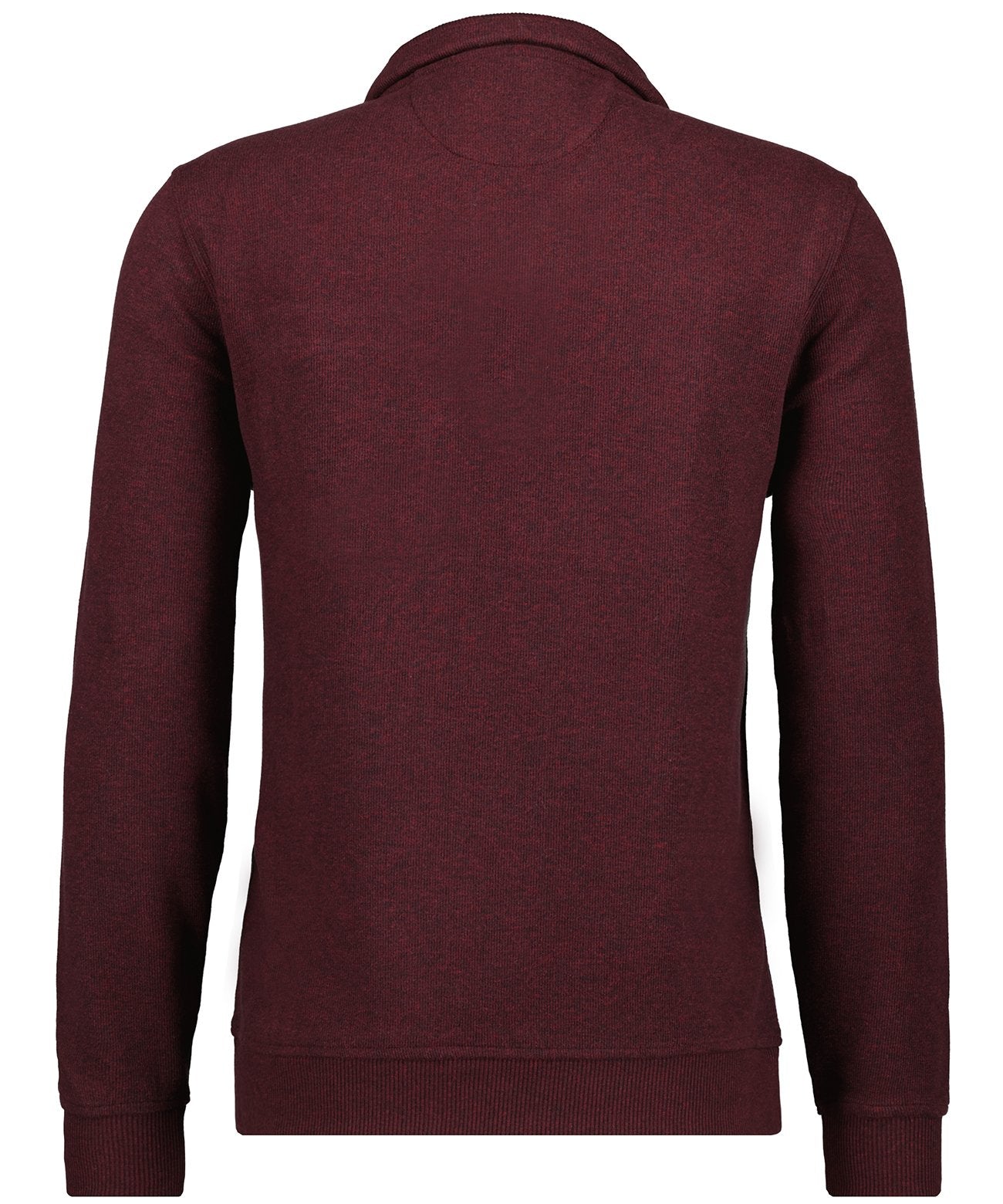 Sweatshirt mit Stehkragen und Zip (Barolo)