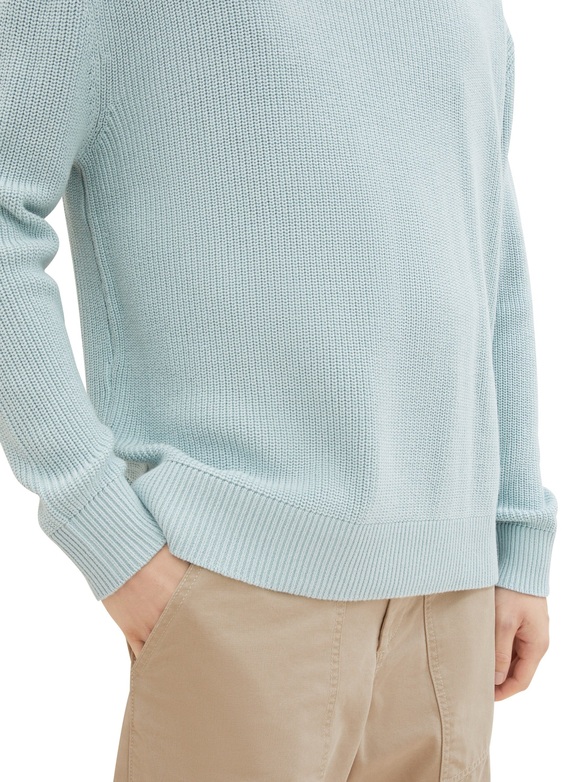 Strickpullover im Washed-Look (Dusty Mint Blu)