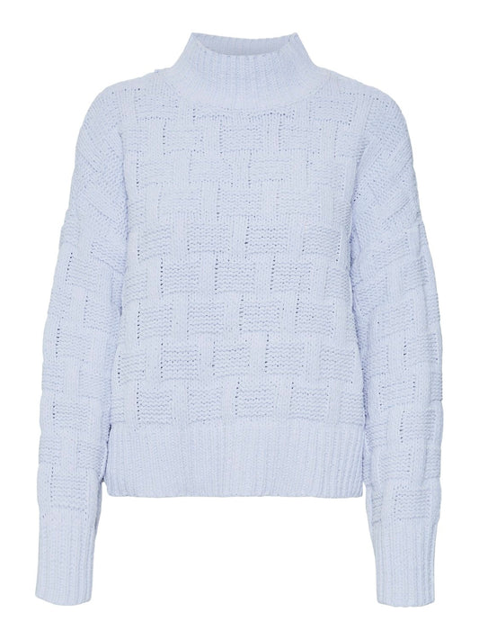 Vmisa Ls Highneck Pullover Boo (Cosmic Sky)