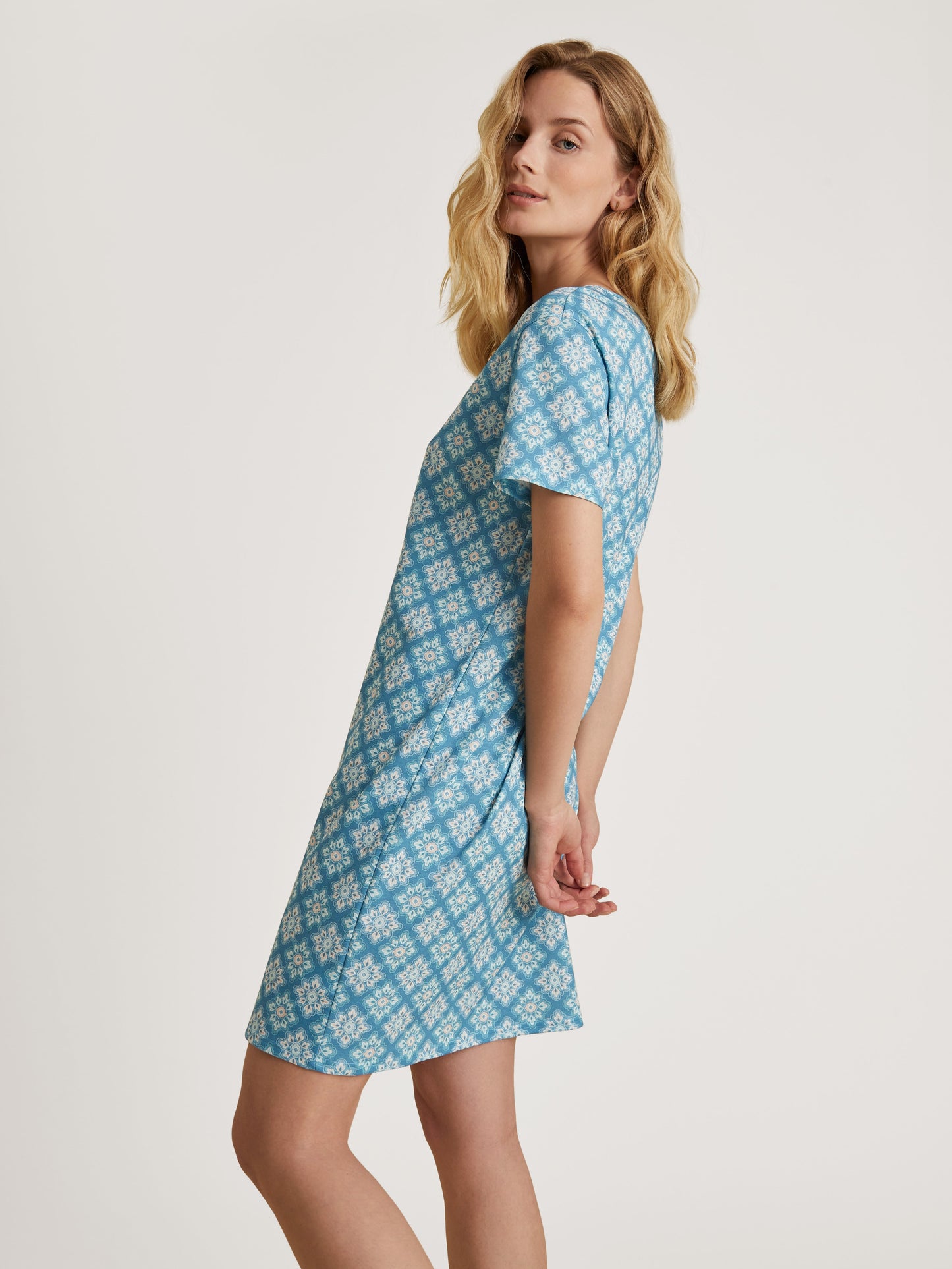 DAMEN Sleepshirt (Niagara Blue)