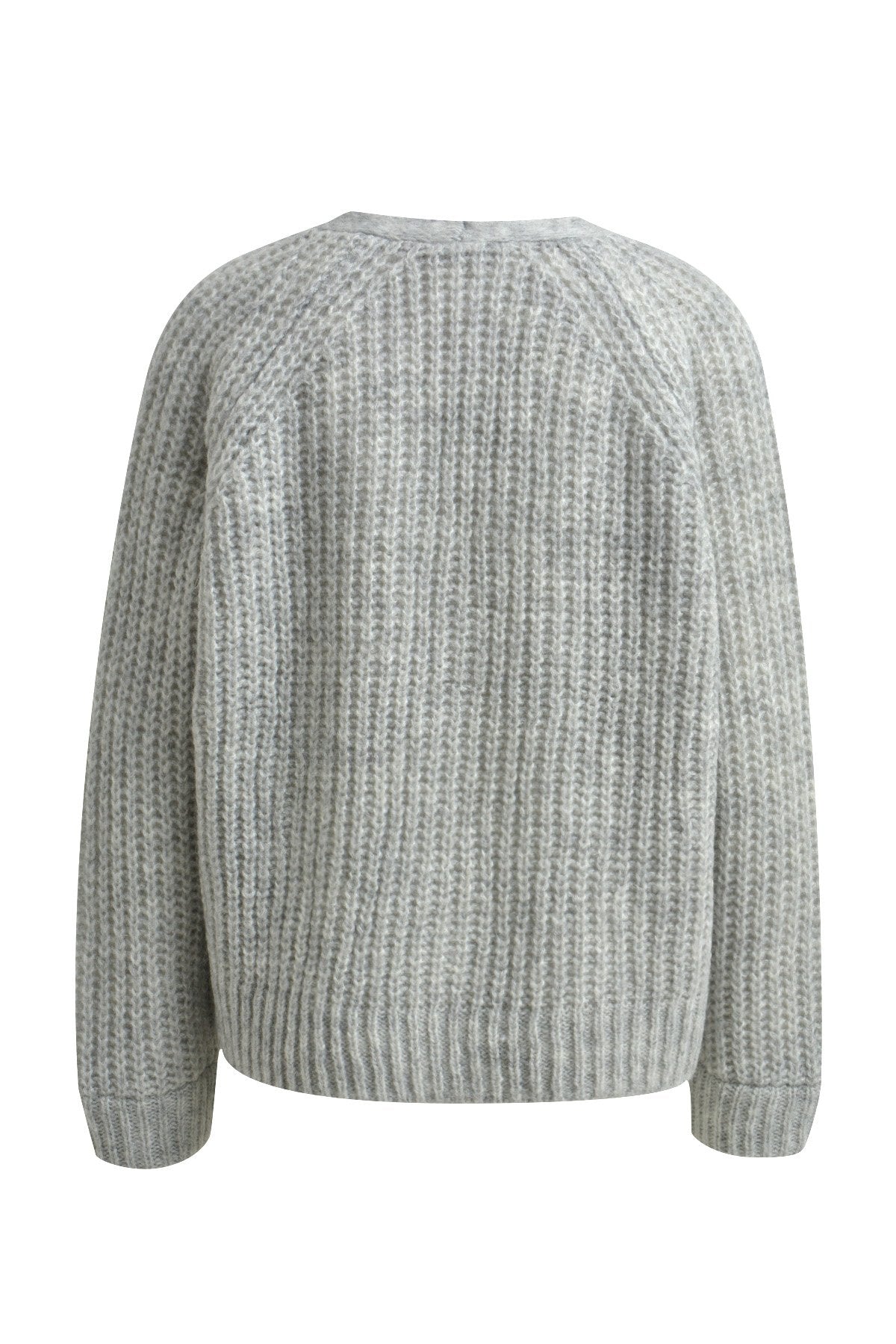 New Hairy Cardigan (Mid Grey)