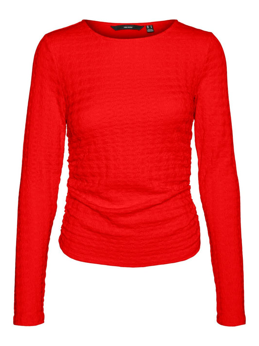 Vmida Ls Top Jrs Ga (Fiery Red)