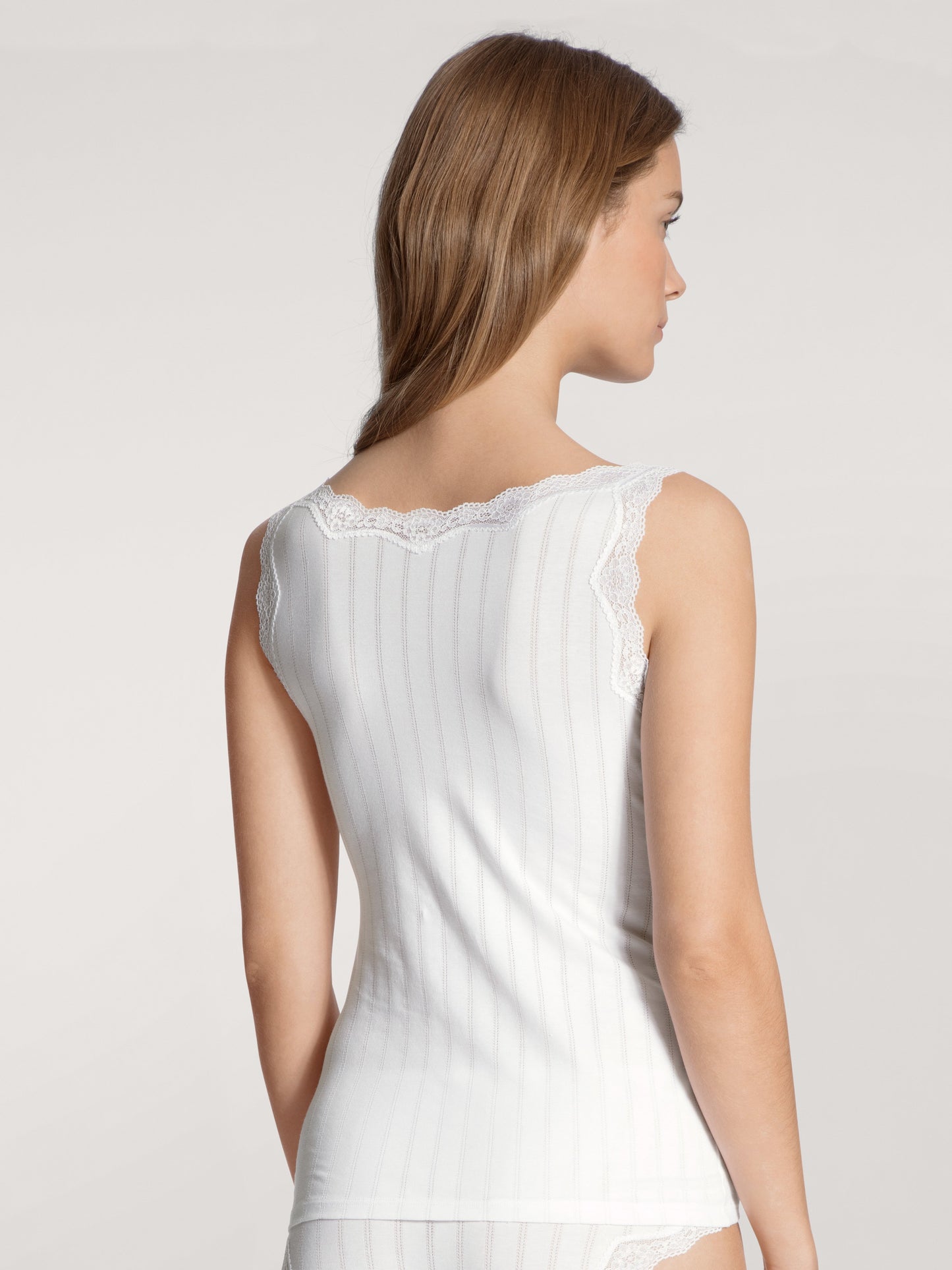 DAMEN Top ohne Arm (Weiss)