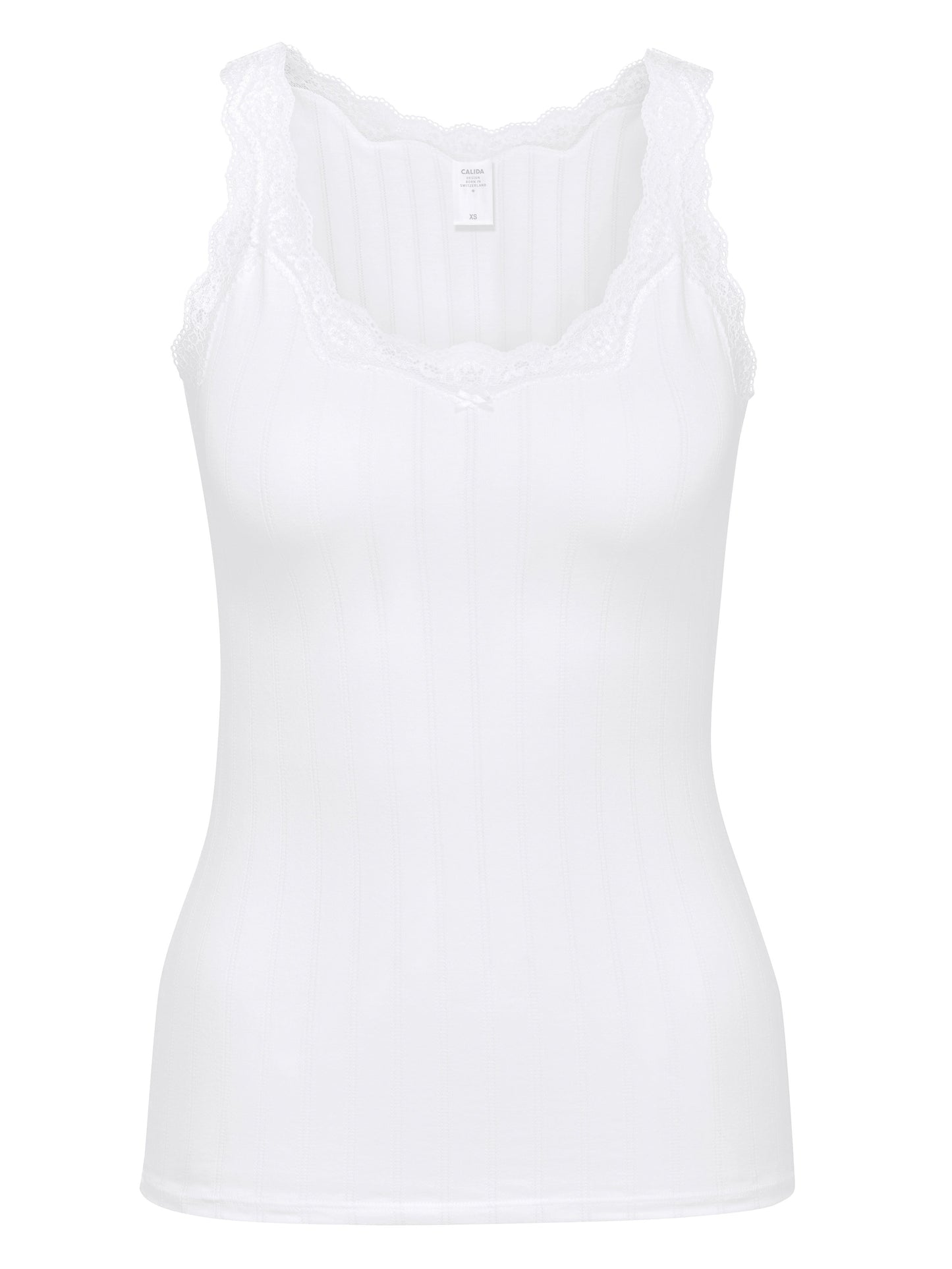 DAMEN Top ohne Arm (Weiss)