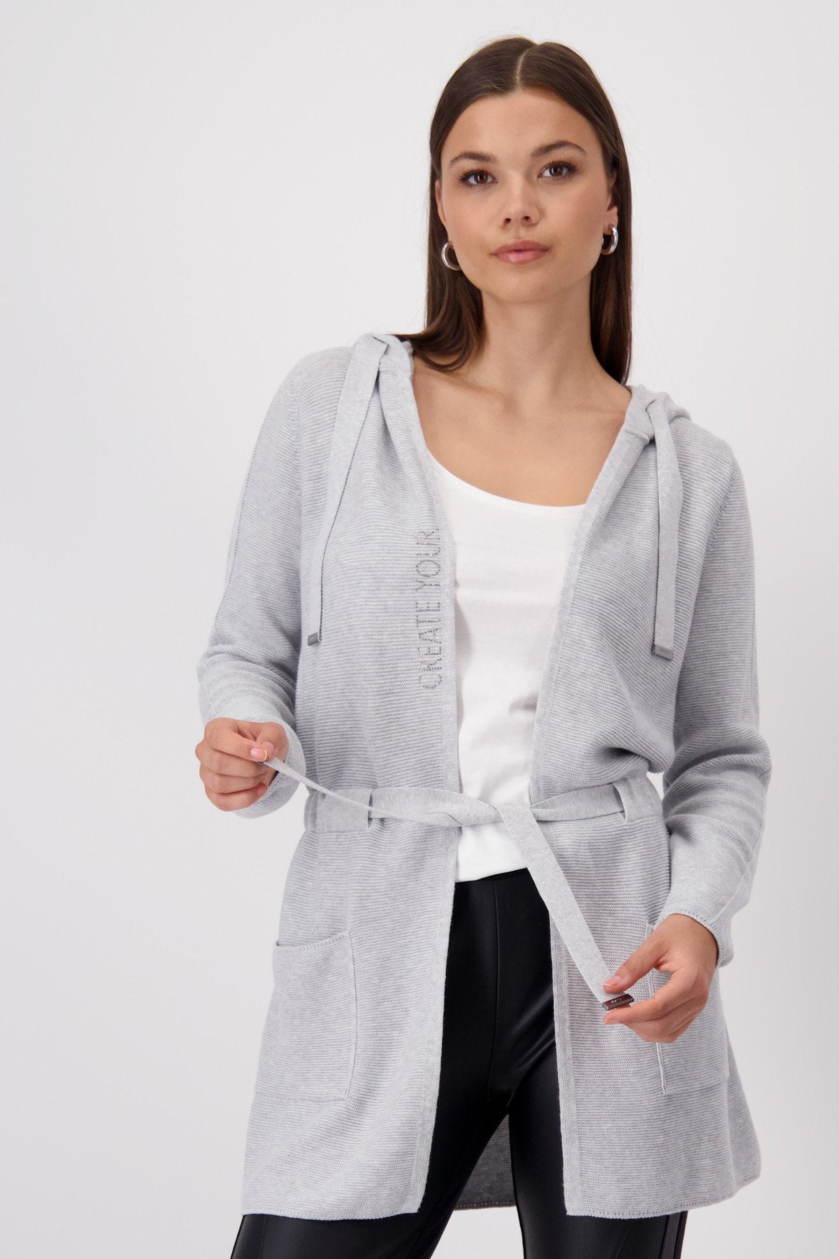 Strickjacke (Silver Grey Méla)