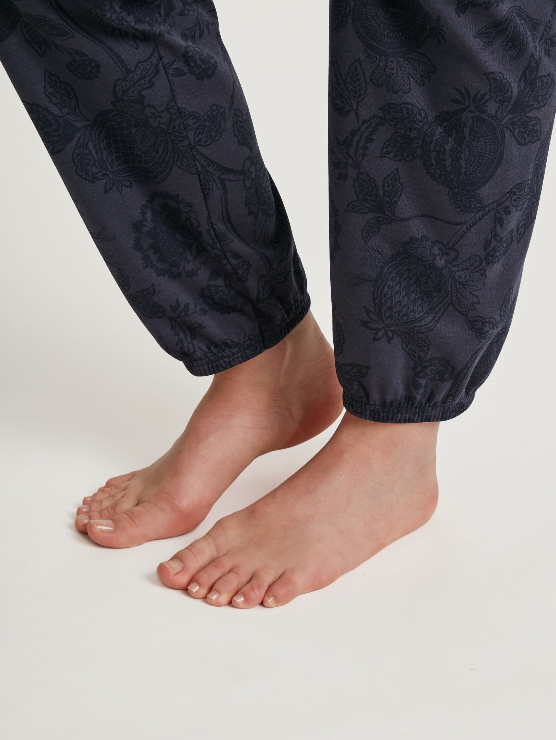 DAMEN Pyjama mit Bündchen (Dark Lapis Blue)