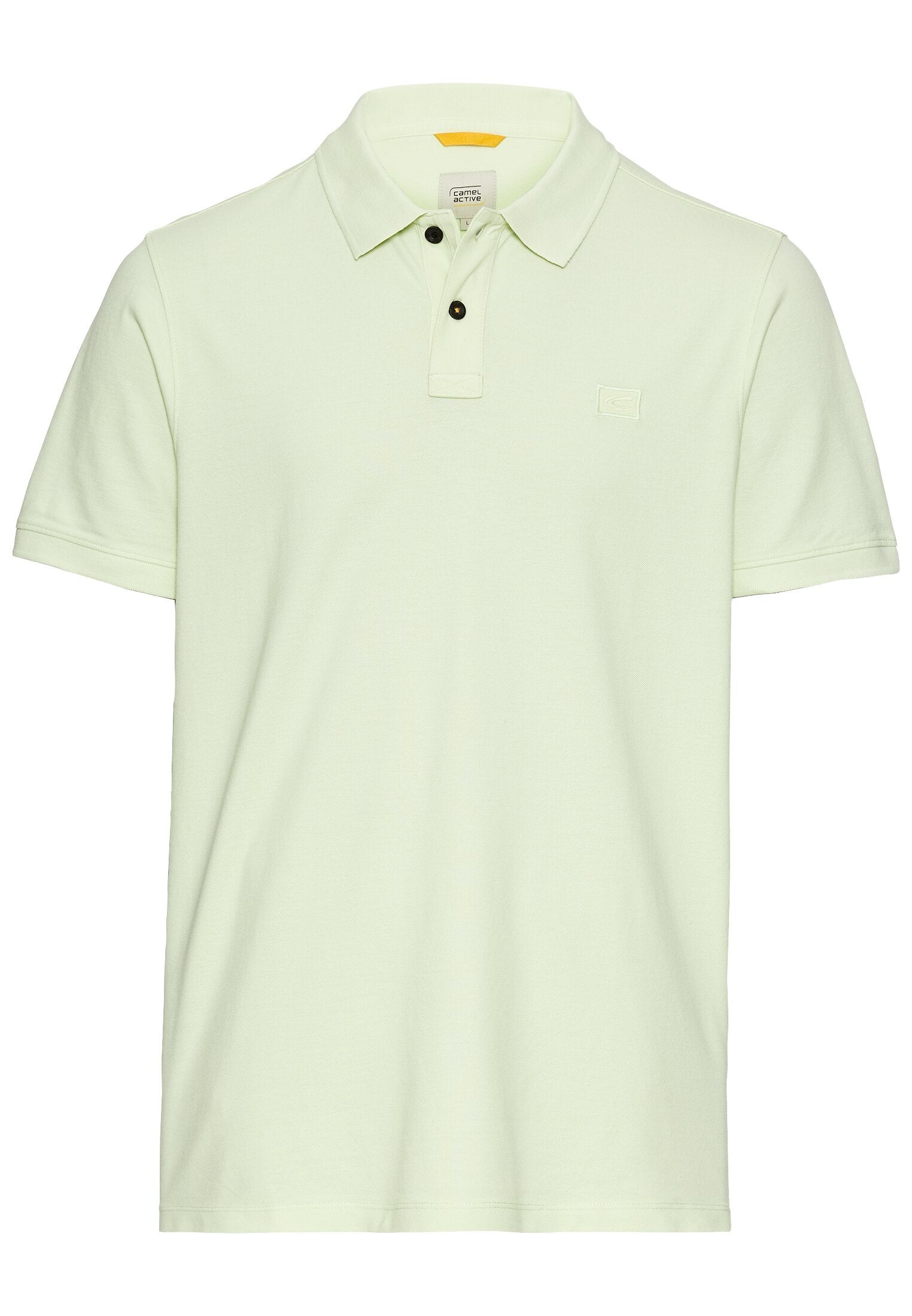 Kurzarm Poloshirt aus Baumwolle (Pale Mint)