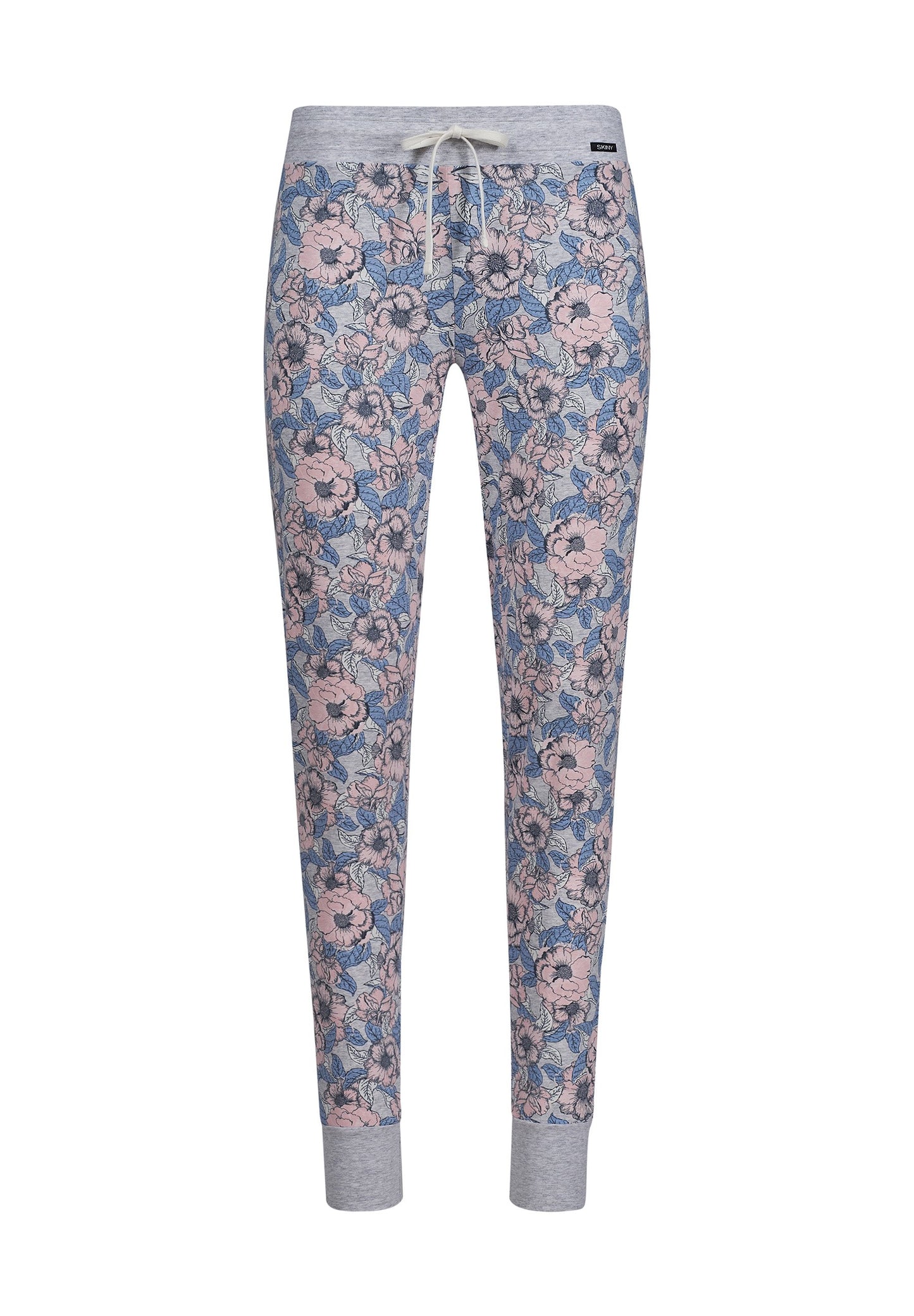 Skiny Damen Hose lang Night In Mix & Match (Melange Flowers)