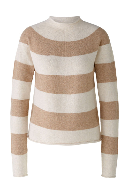 Pullover Wolle - Modalmischung (Lt Camel Camel)