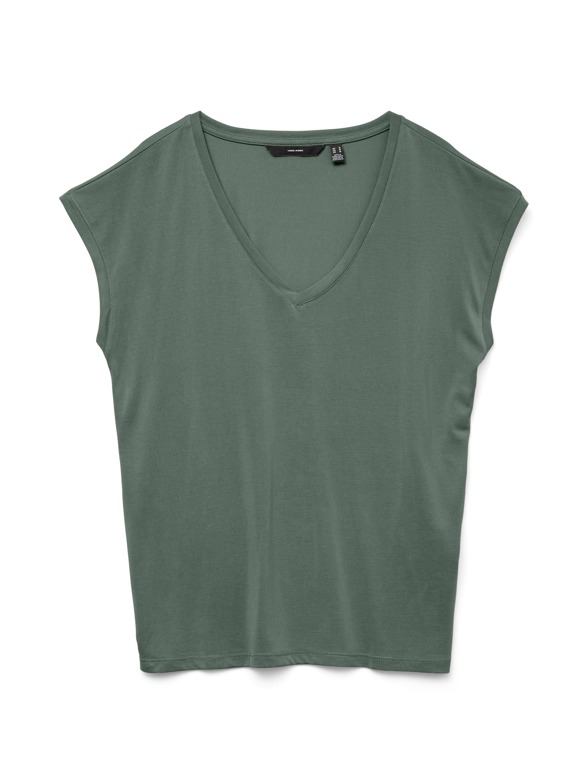 Vmfilli Ss V-neck Tee Ga Noos (Laurel Wreath)