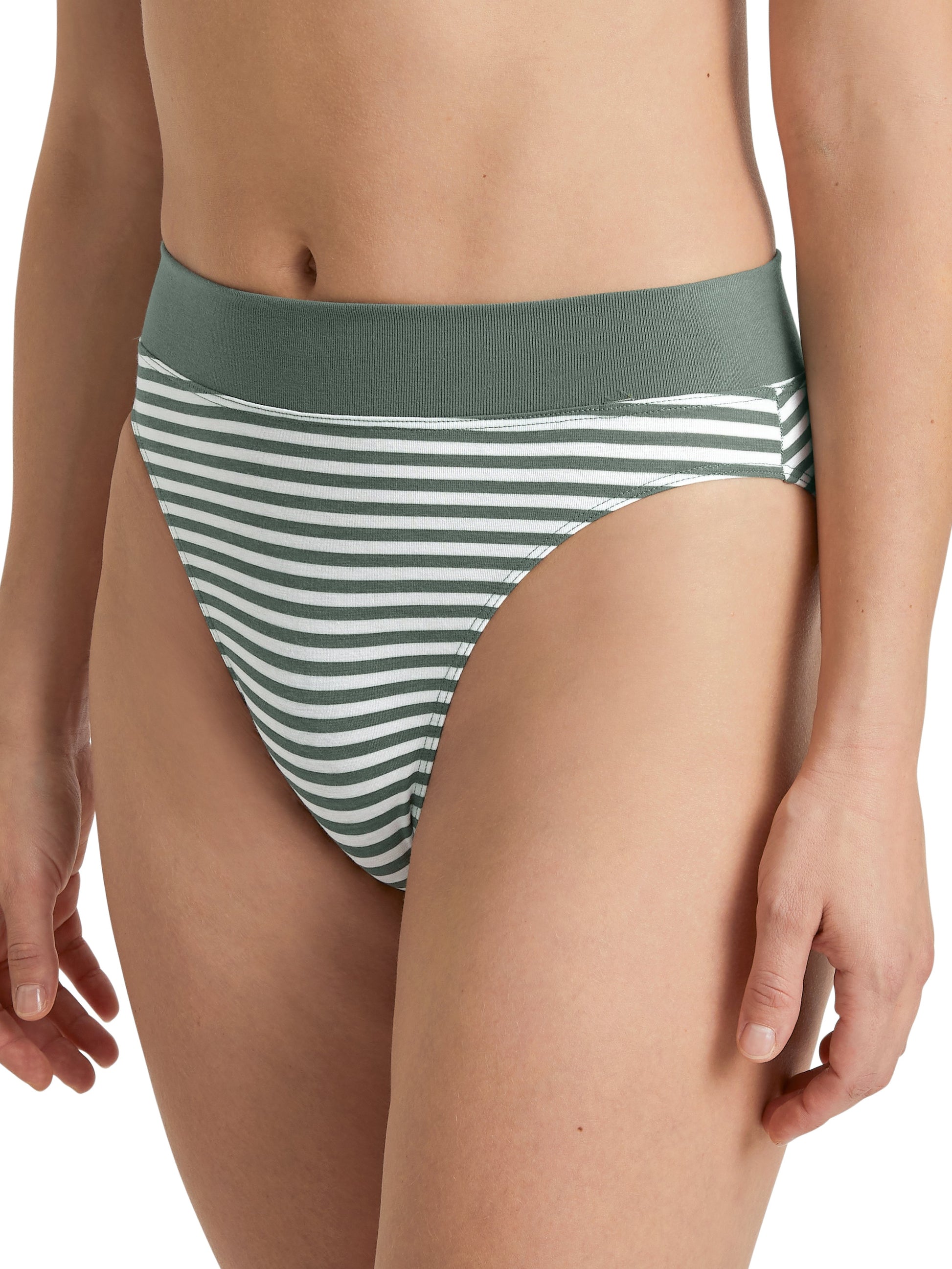 Slip mit Softbund, high waist (Laurel Green Pri)