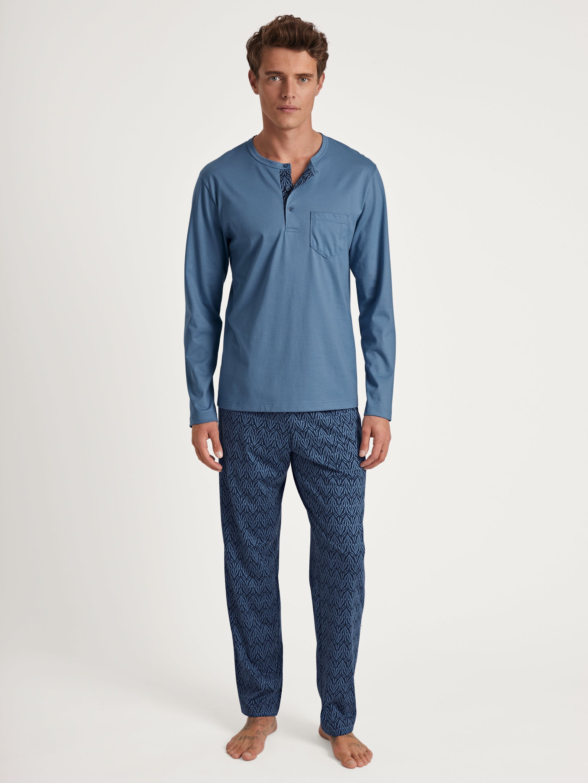 HERREN Pyjama (Coronet Blue)