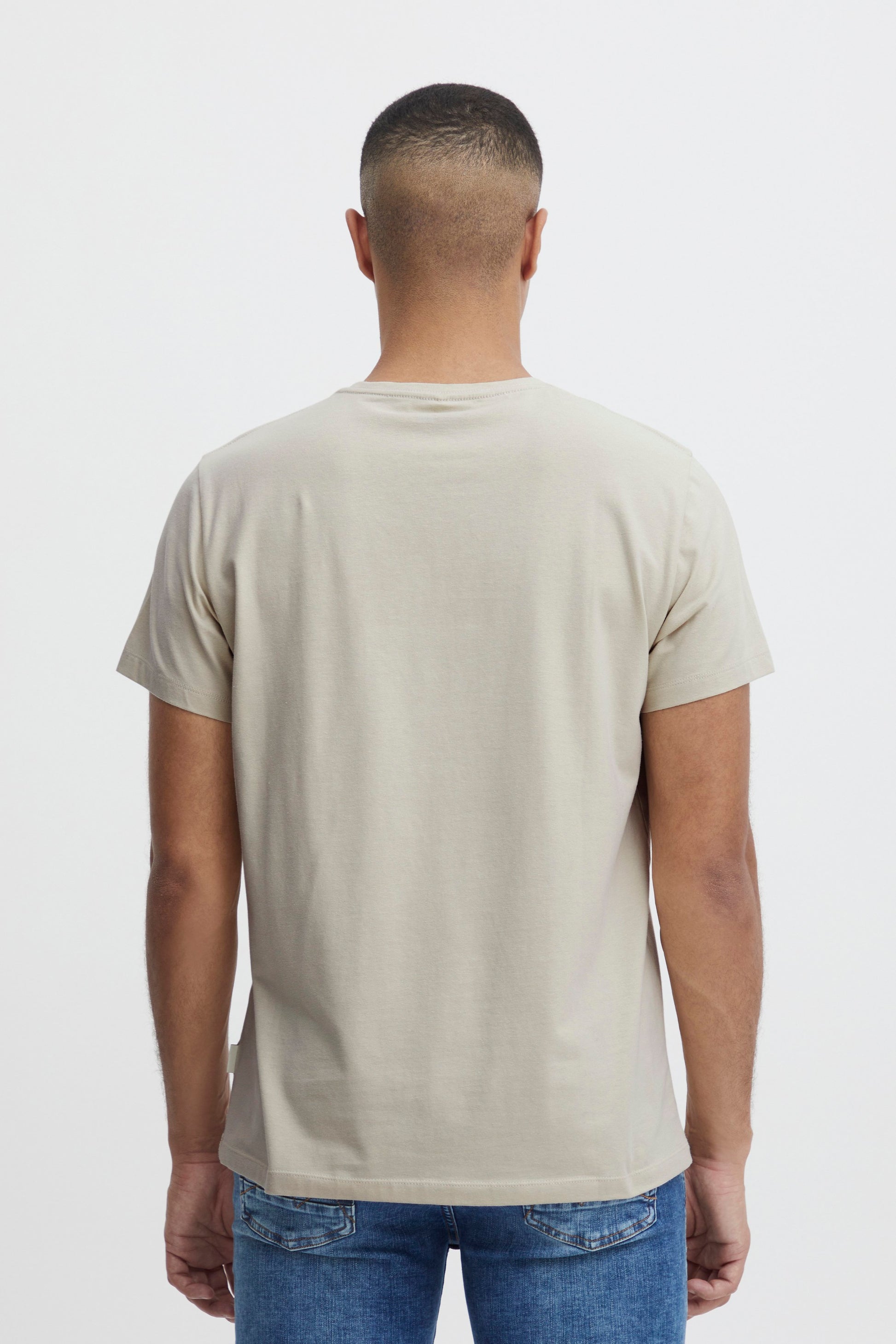 BHDINTON logo tee crew (Oyster Gray)