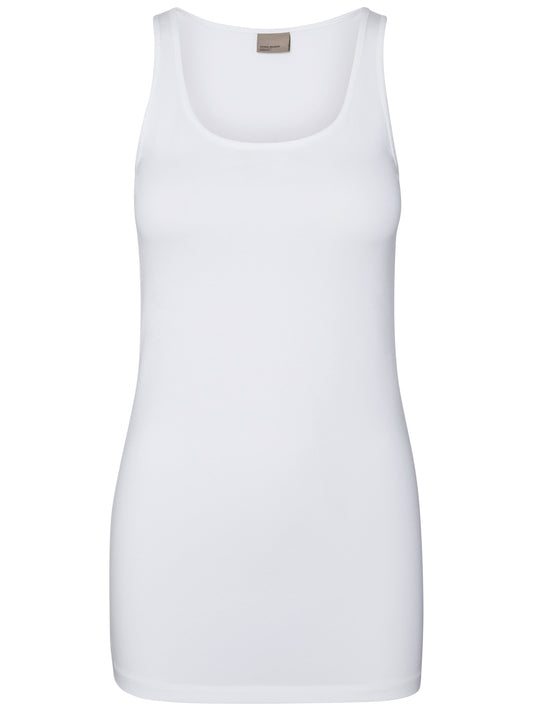 Vmmaxi My Soft Long Tank Top Noos (Bright White)