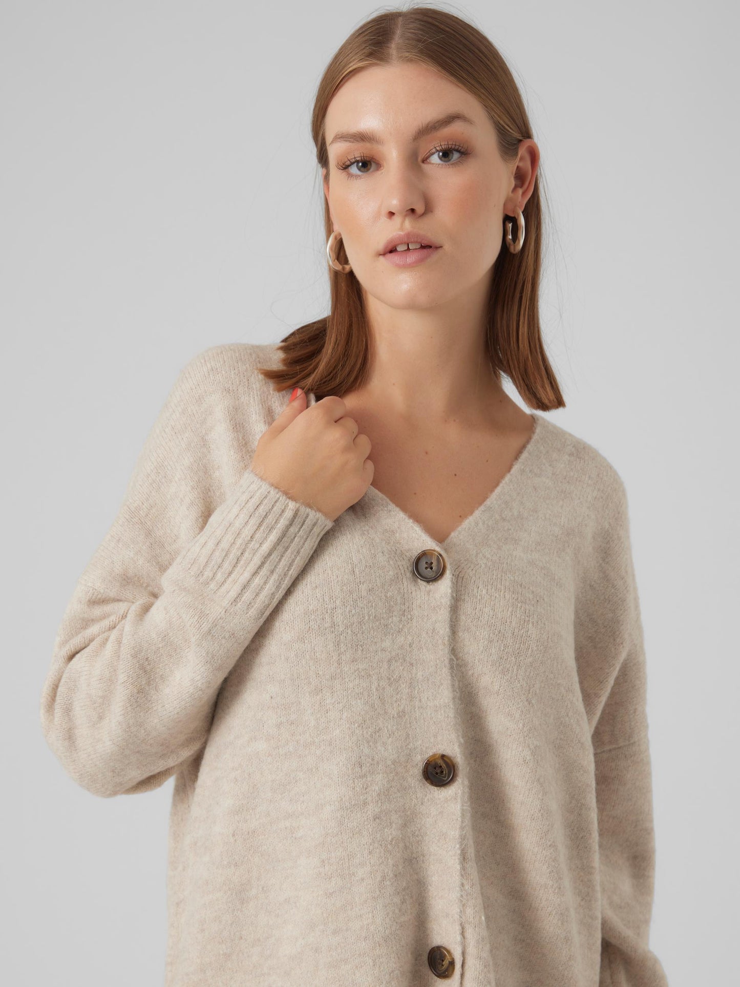 Vmlefile Ls Oversize Boxy Cardigan Noos (Beaucoup B)