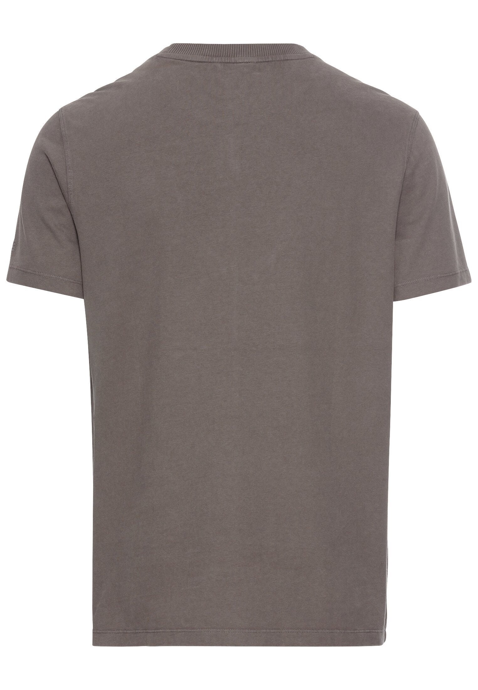 T-Shirt mit Print aus nachhaltigem Organic Cotton (Rock Grey)