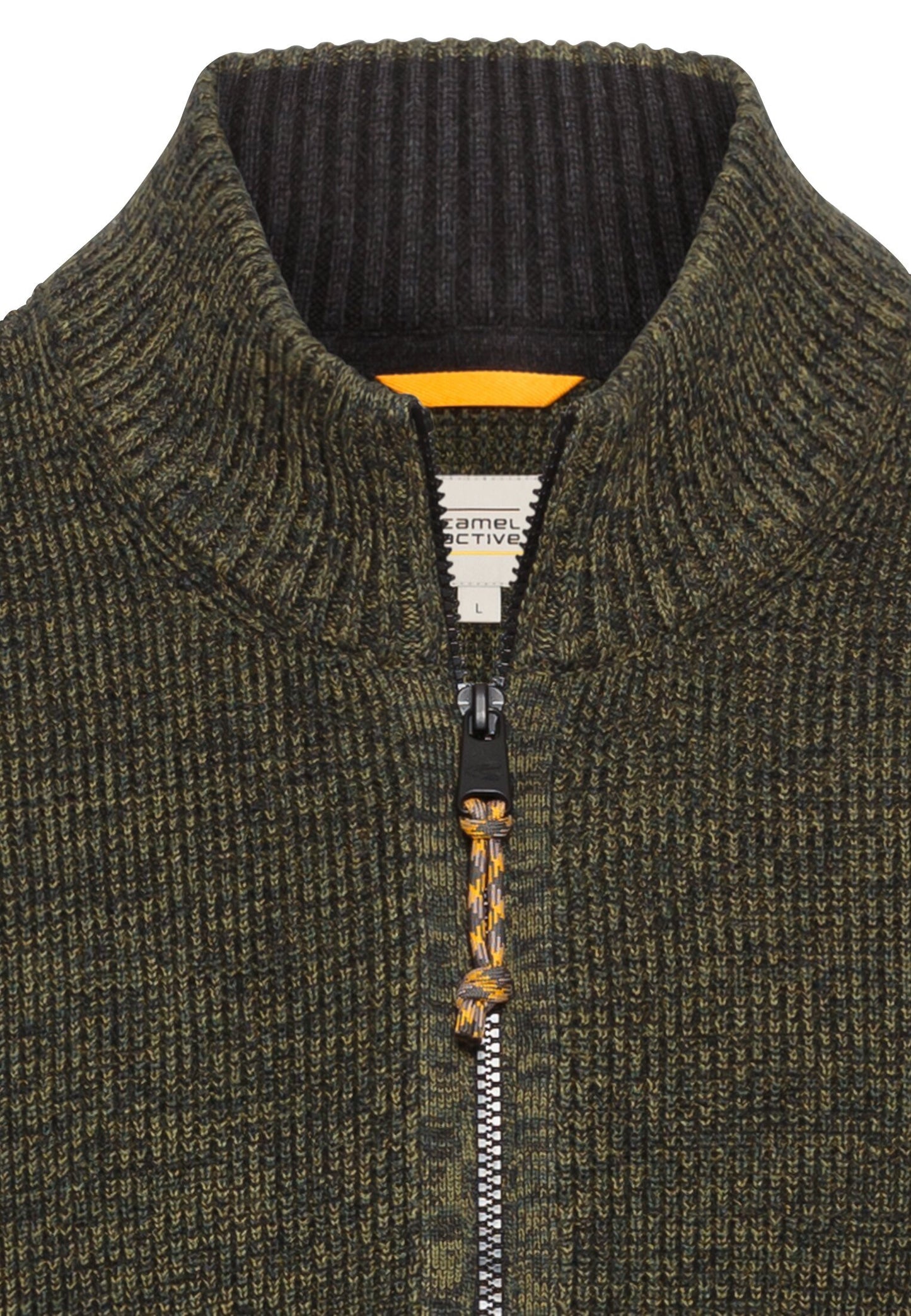 Strickjacke mit Reißverschluss (Leaf Green)