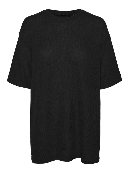 Vmeddie 2/4 O-neck Long Pullover Ga (Black)