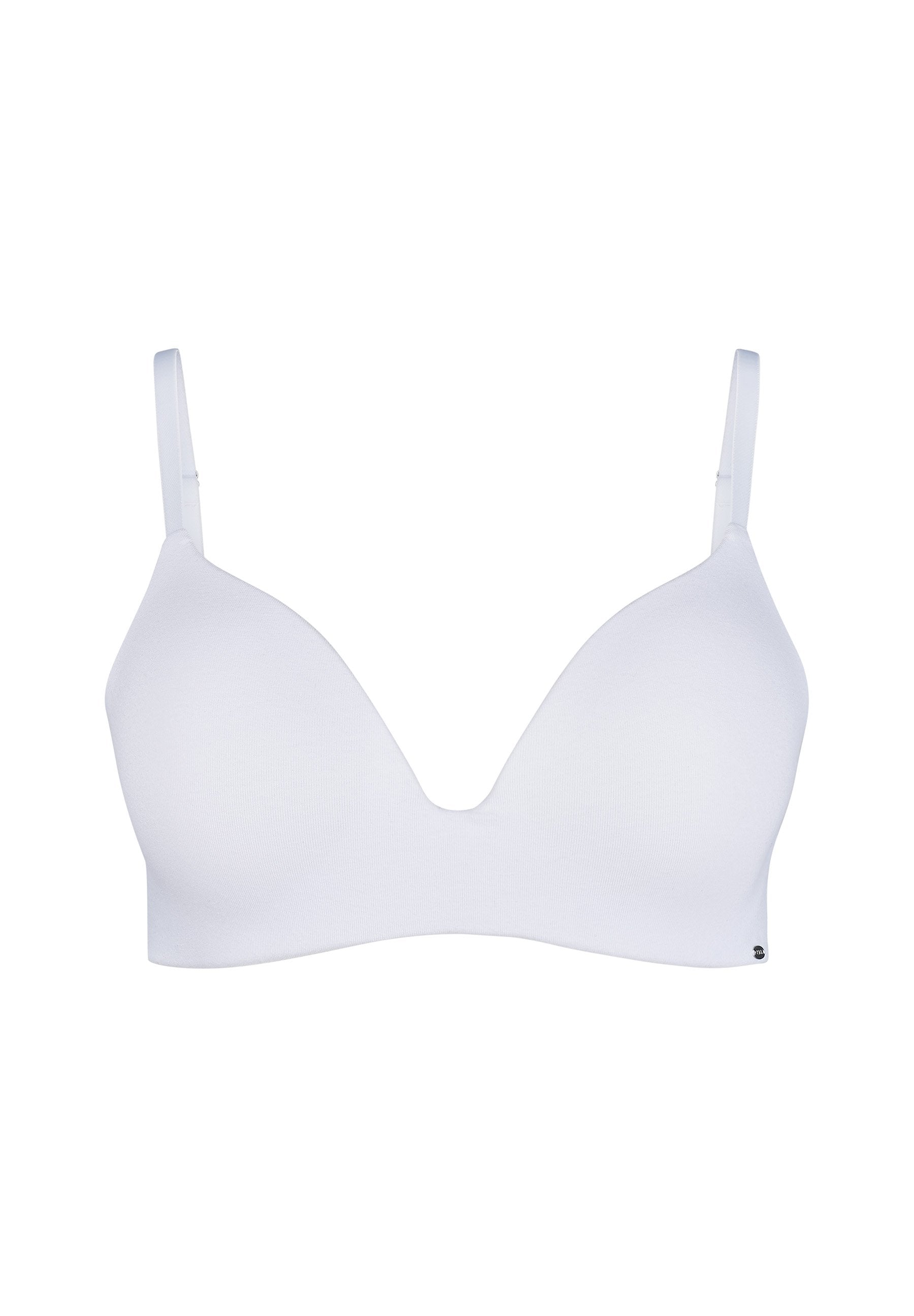 Skiny Damen Triangel gepaddet Classicotton (White)