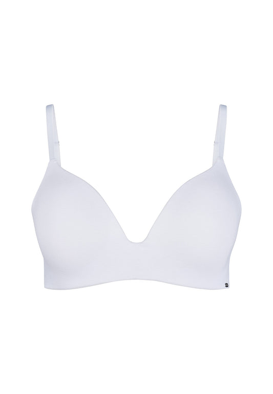 Skiny Damen Triangel gepaddet Classicotton (White)