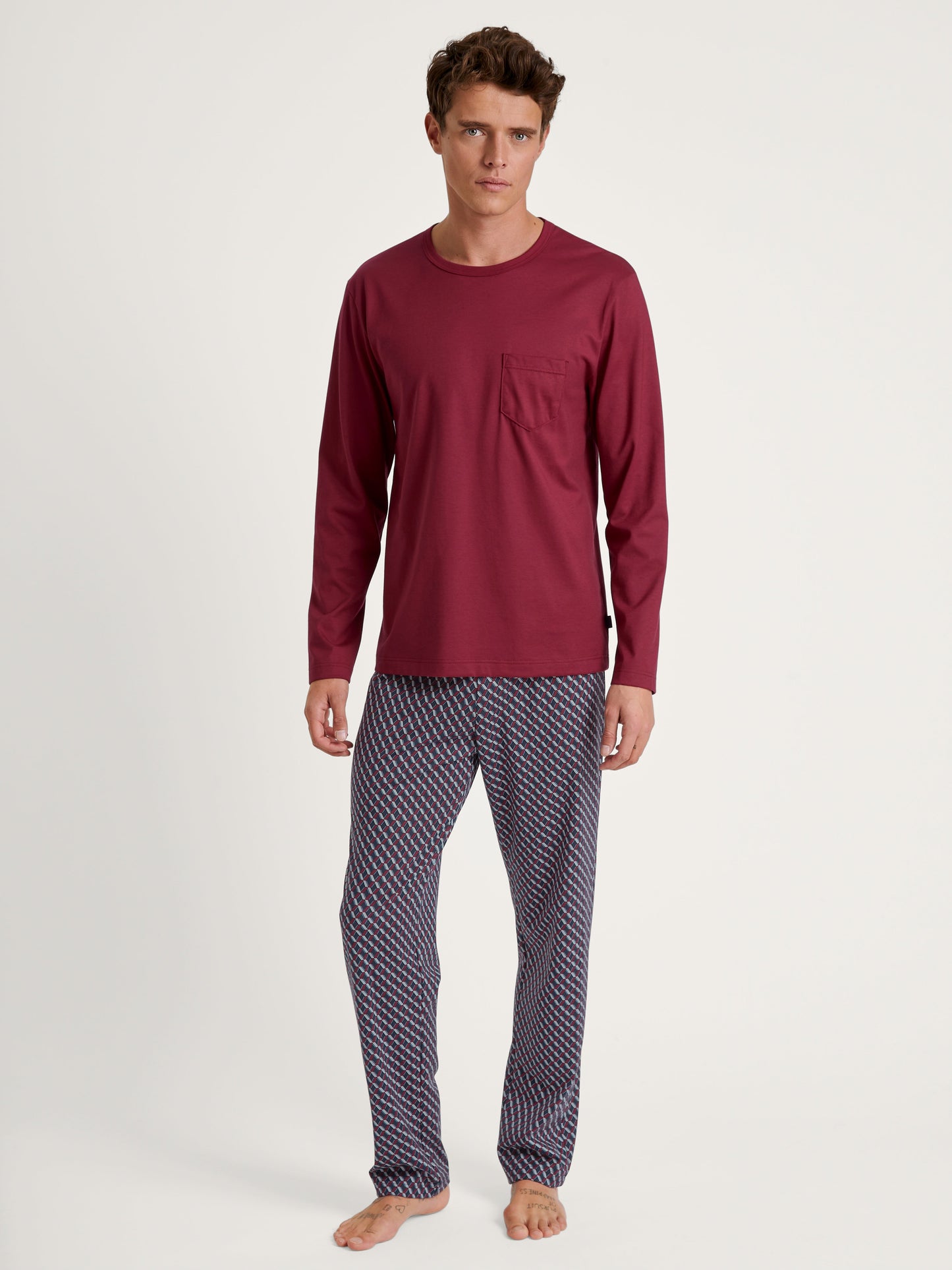 HERREN Pyjama (Mars Red)