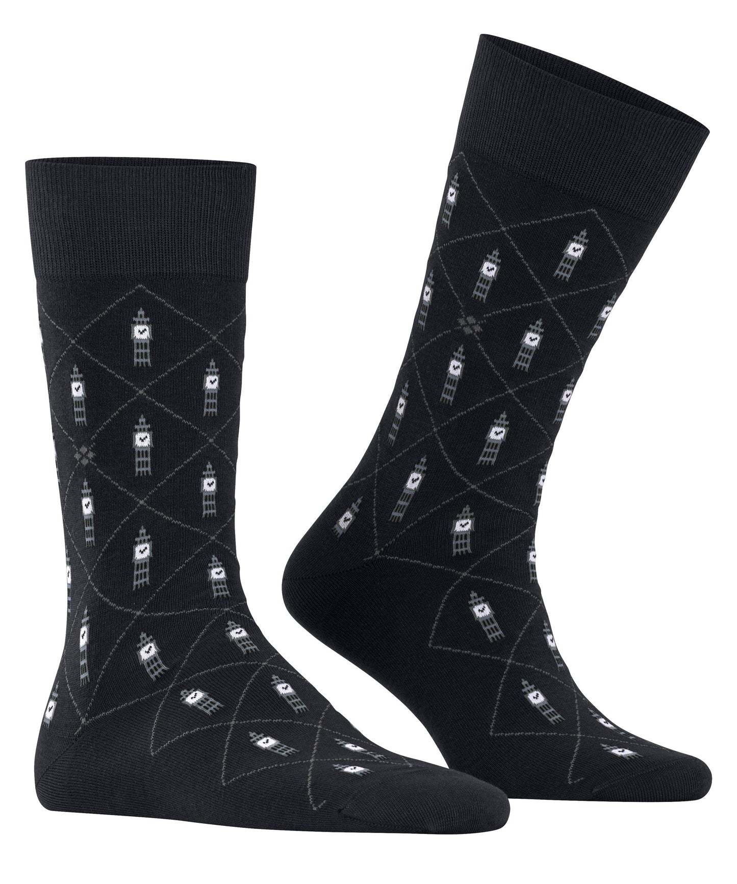 Burlington Big Ben Herren Socken (Black)