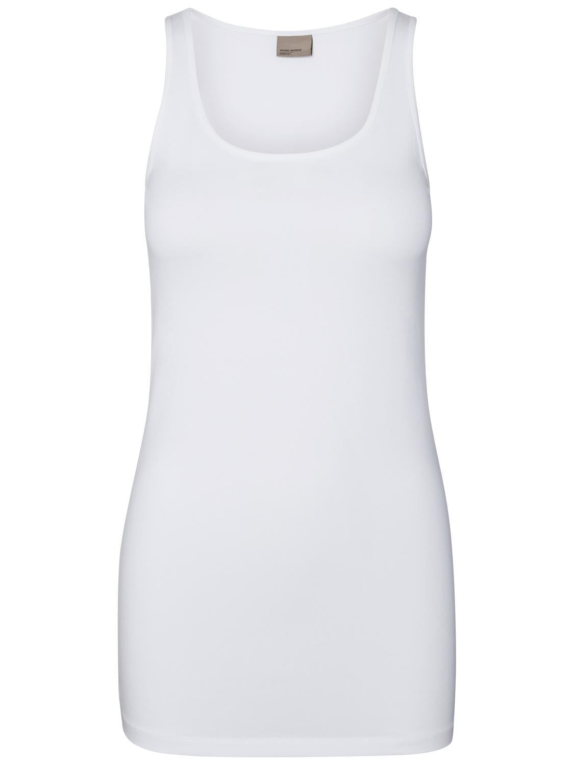 Vmmaxi My Soft Long Tank Top Ga Noos (Bright White)