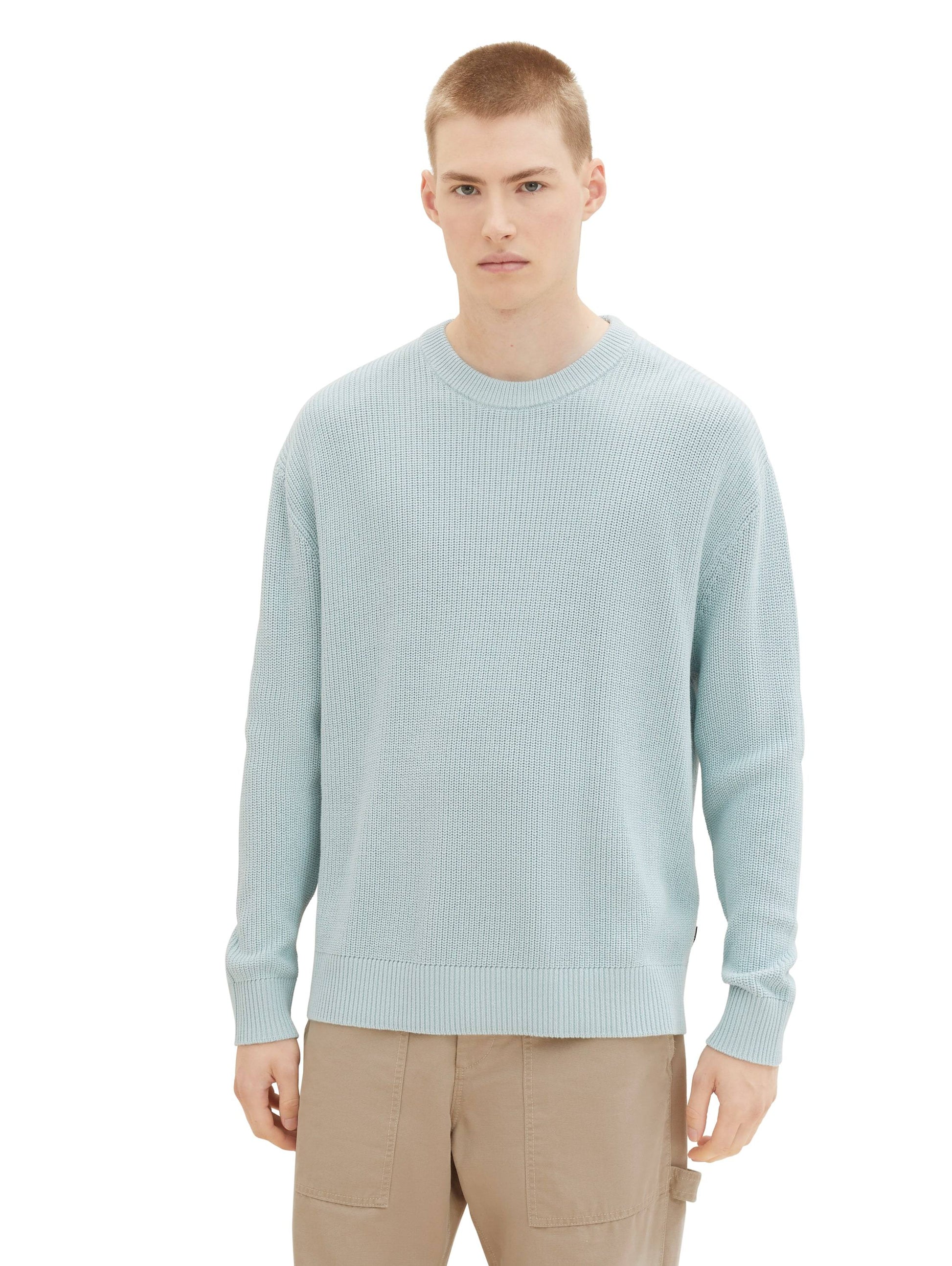 Strickpullover im Washed-Look (Dusty Mint Blu)