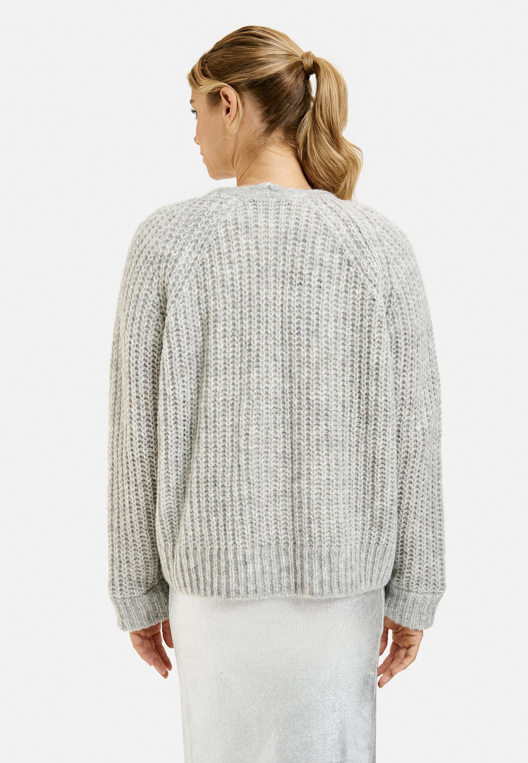 New Hairy Cardigan (Mid Grey)