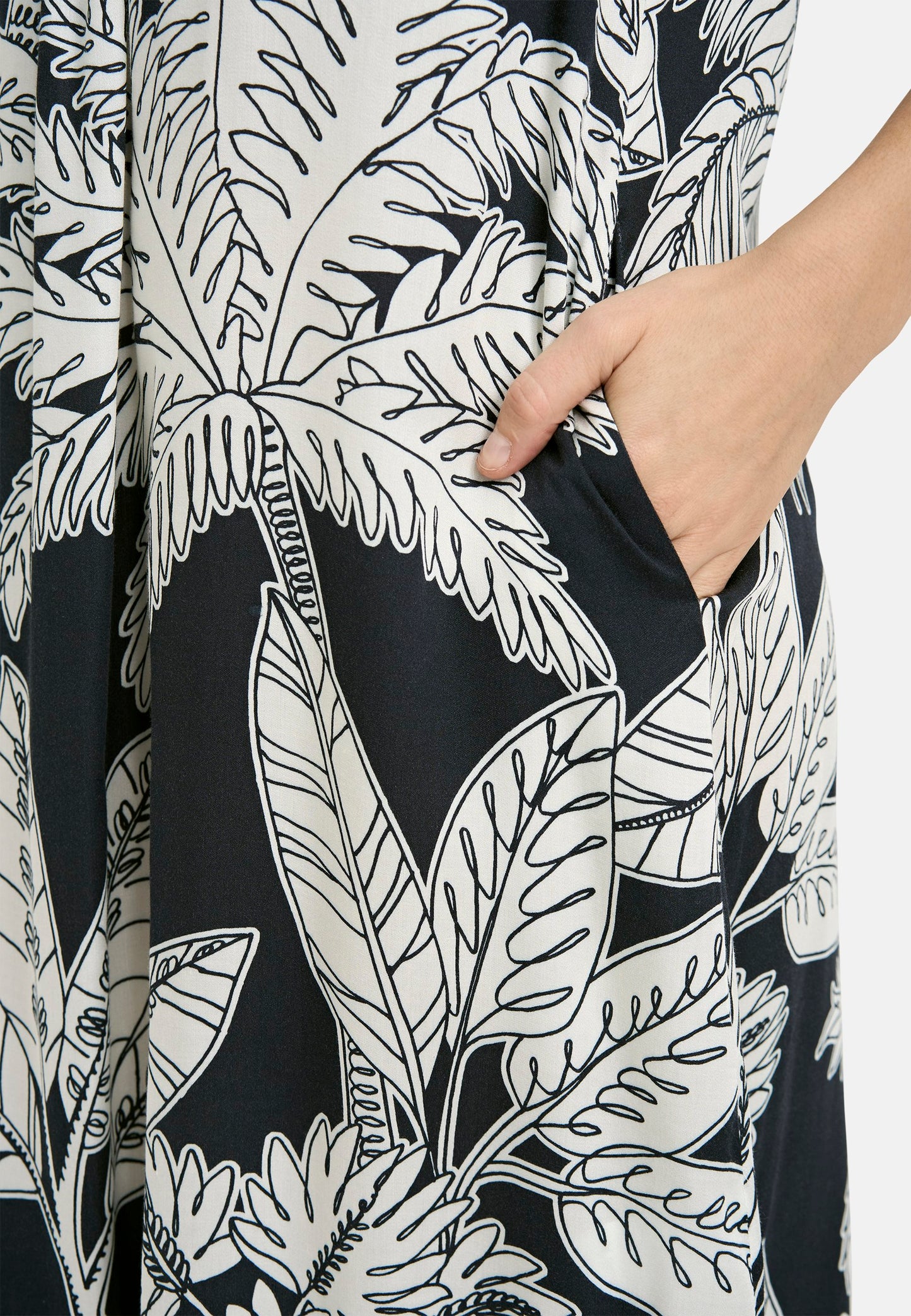 Kimono Dress (Marine Print)