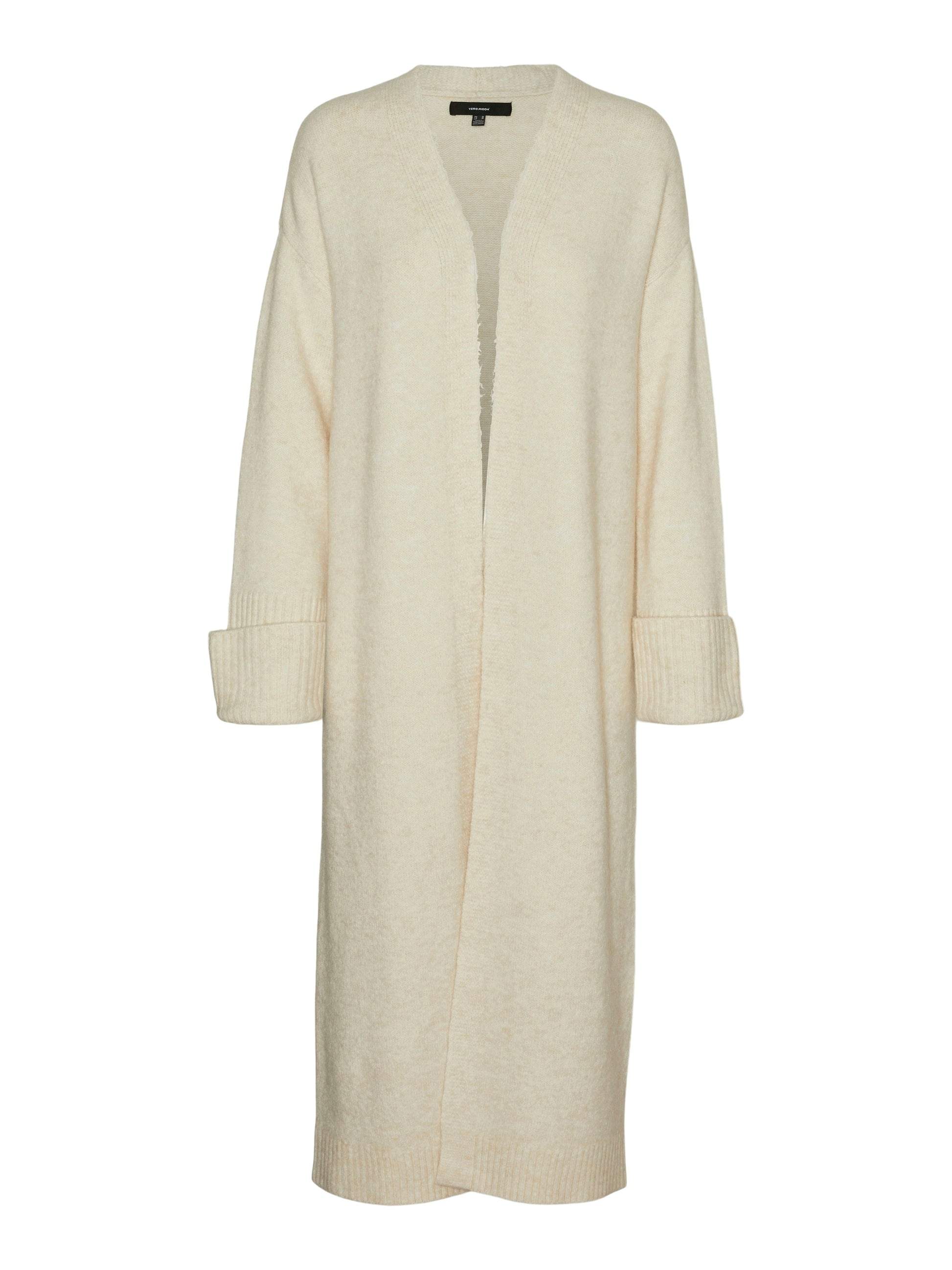 Vmphillis Ls Long Open Cardigan Ga Boo (Birch/mela)